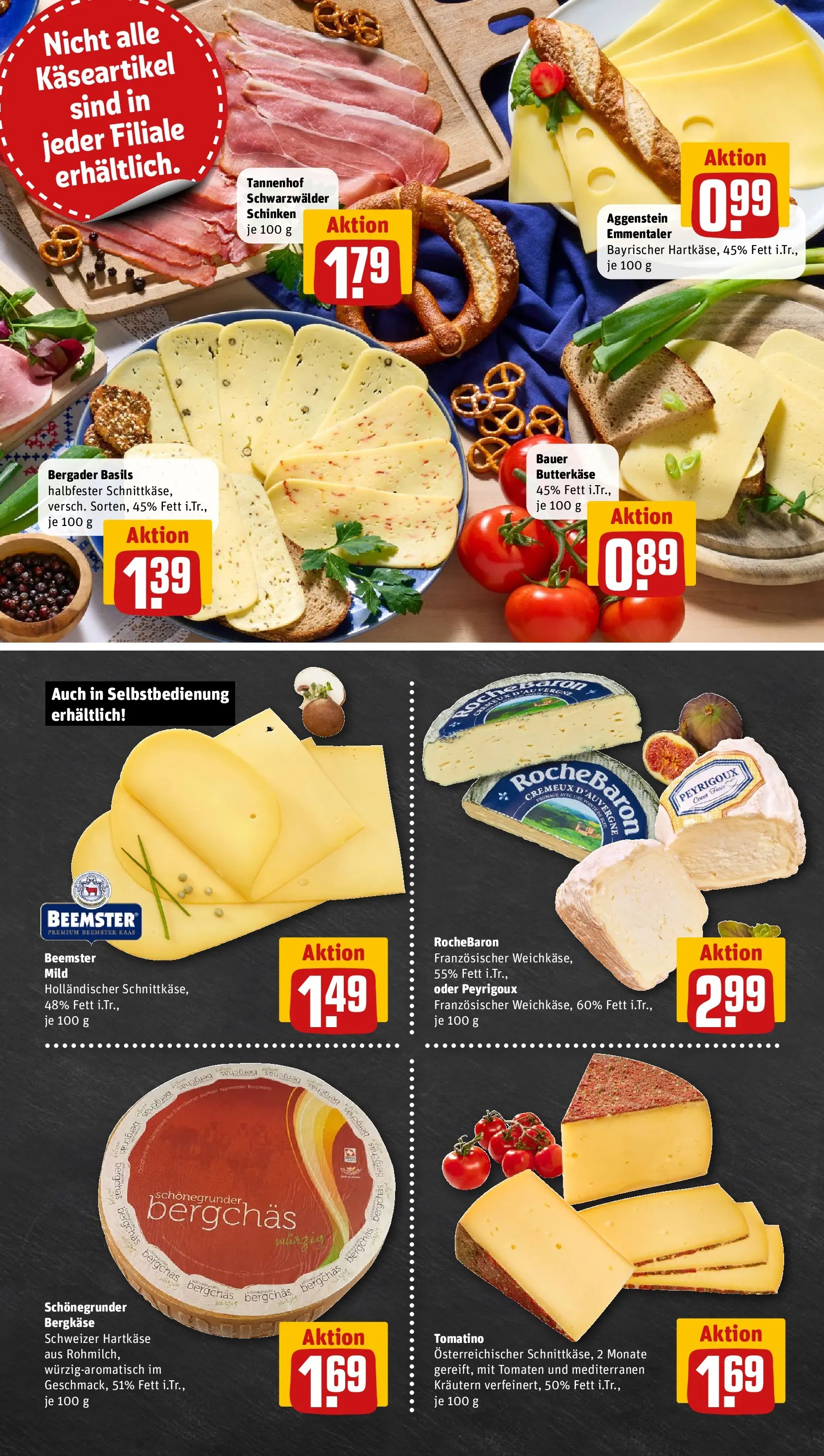 REWE Prospekt ab 05.04.2026 zum Blättern » Angebote | Seite: 9 | Produkte: Tomaten, Schinken