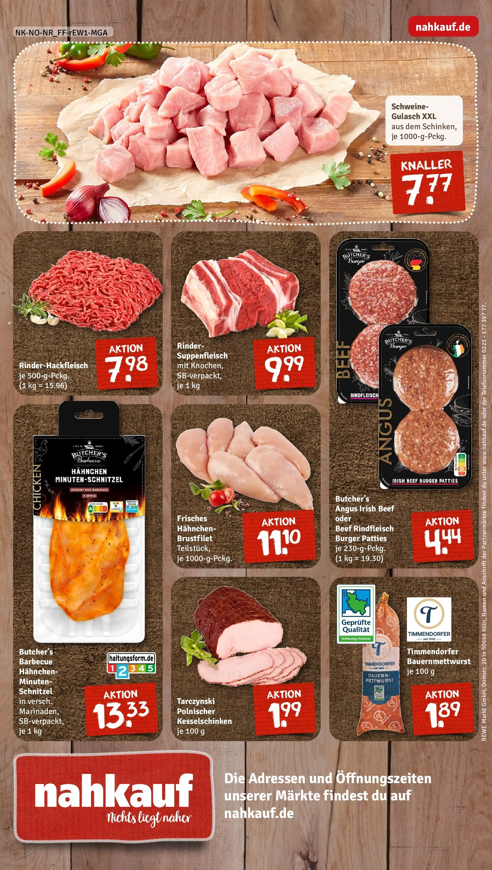 REWE Prospekt ab 05.04.2026 zum Blättern » Angebote | Seite: 12 | Produkte: Joghurt, Burger, Suppenfleisch, Rindfleisch