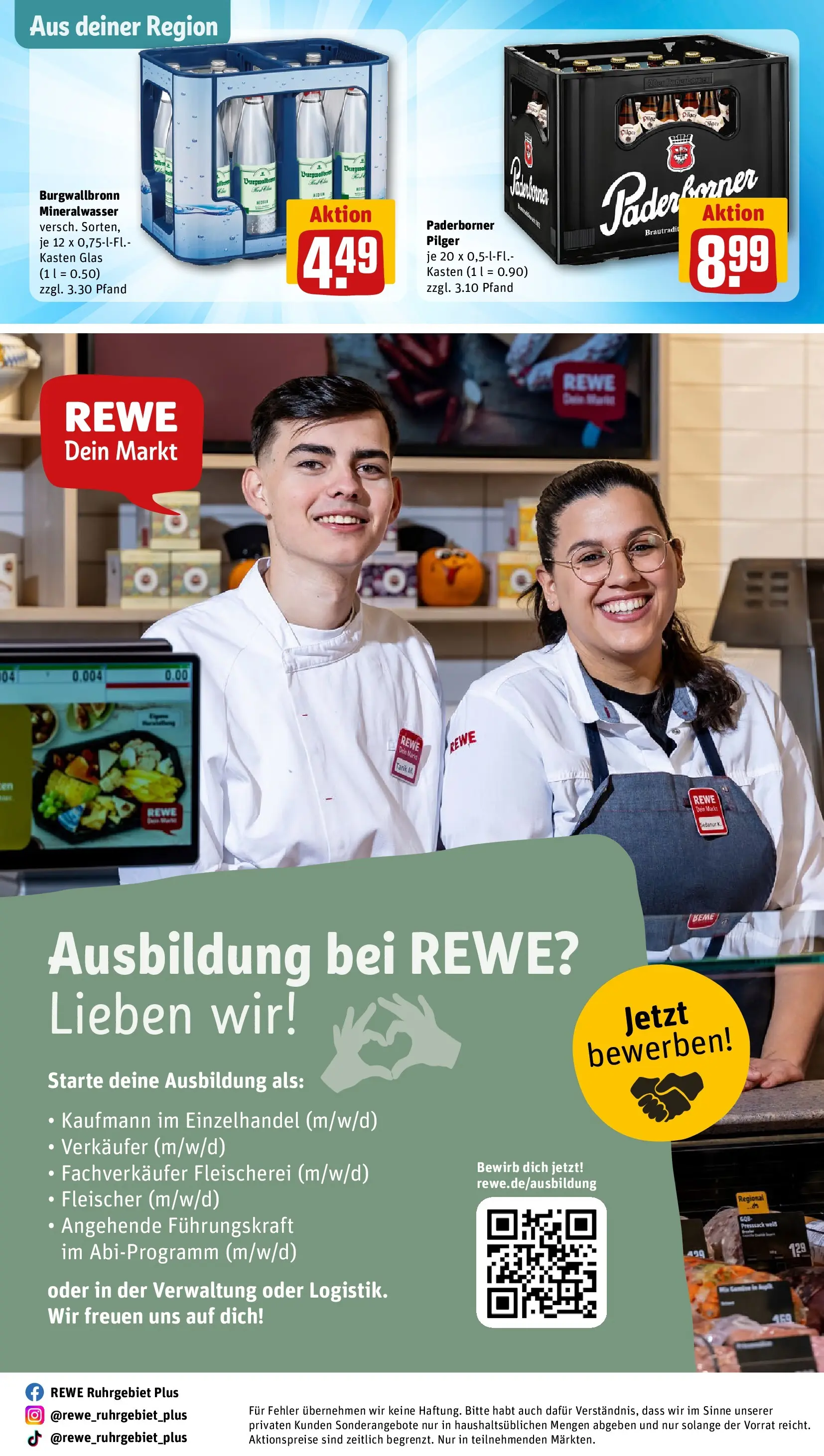 REWE Prospekt ab 05.04.2026 zum Blättern » Angebote | Seite: 25 | Produkte: Mineralwasser