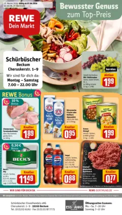 Rewe Prospekt Beckum ab 05.04.2026 gültig Rewe Prospekt Beckum ab 05.04.2026 gültig