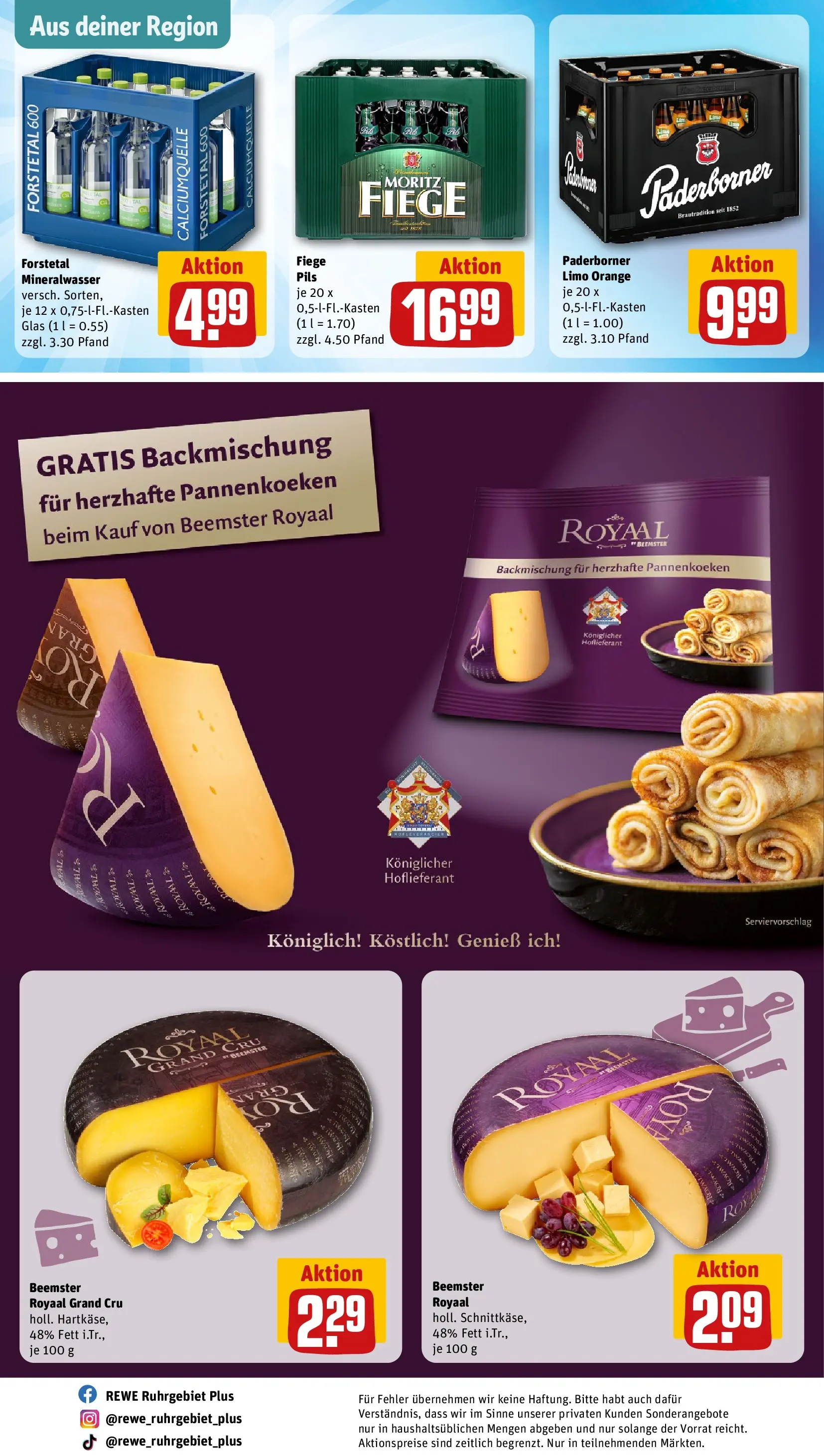 REWE Prospekt ab 05.04.2026 zum Blättern » Angebote | Seite: 25 | Produkte: Pils, Mineralwasser