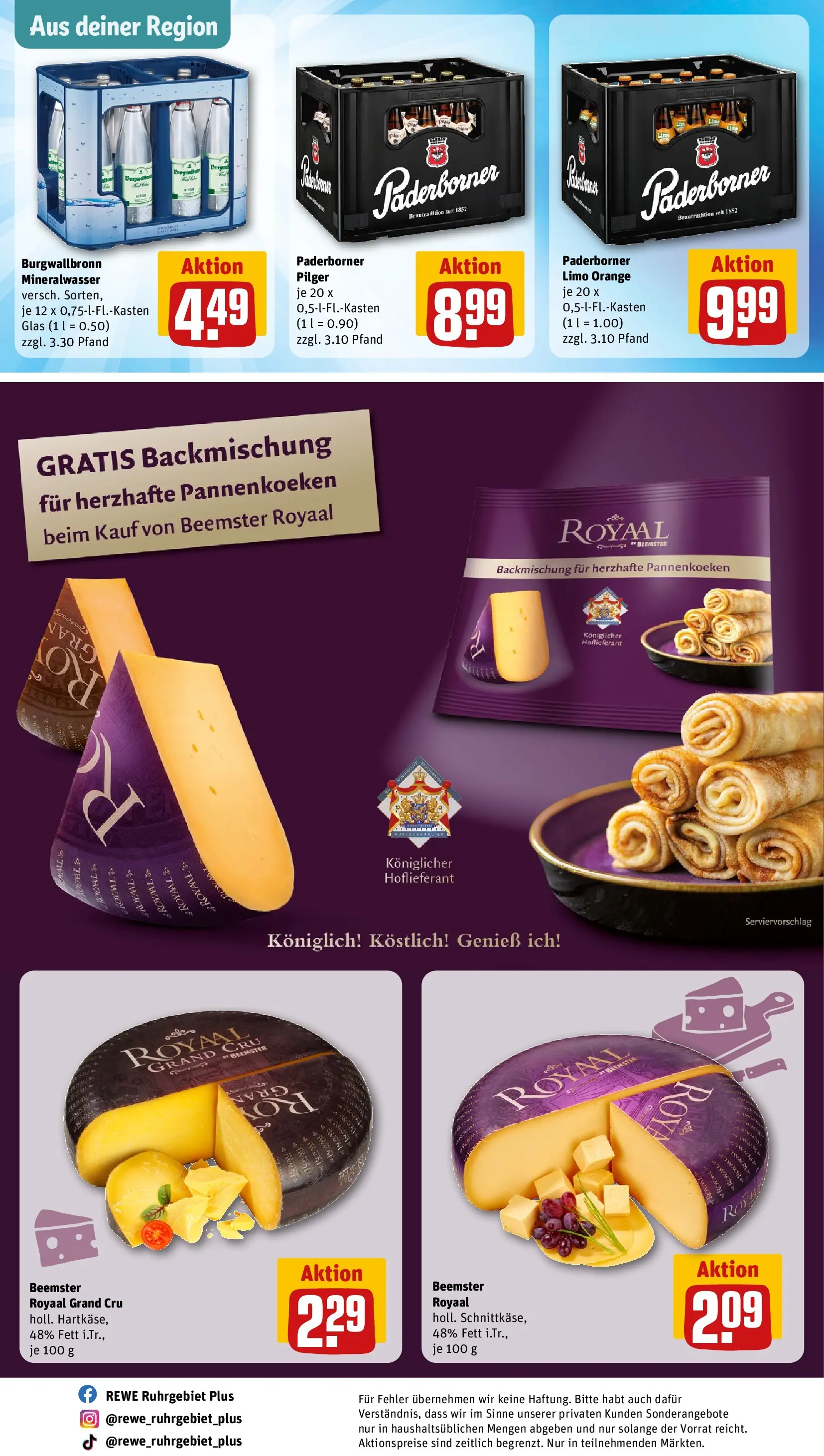 REWE Prospekt ab 05.04.2026 zum Blättern » Angebote | Seite: 25 | Produkte: Mineralwasser