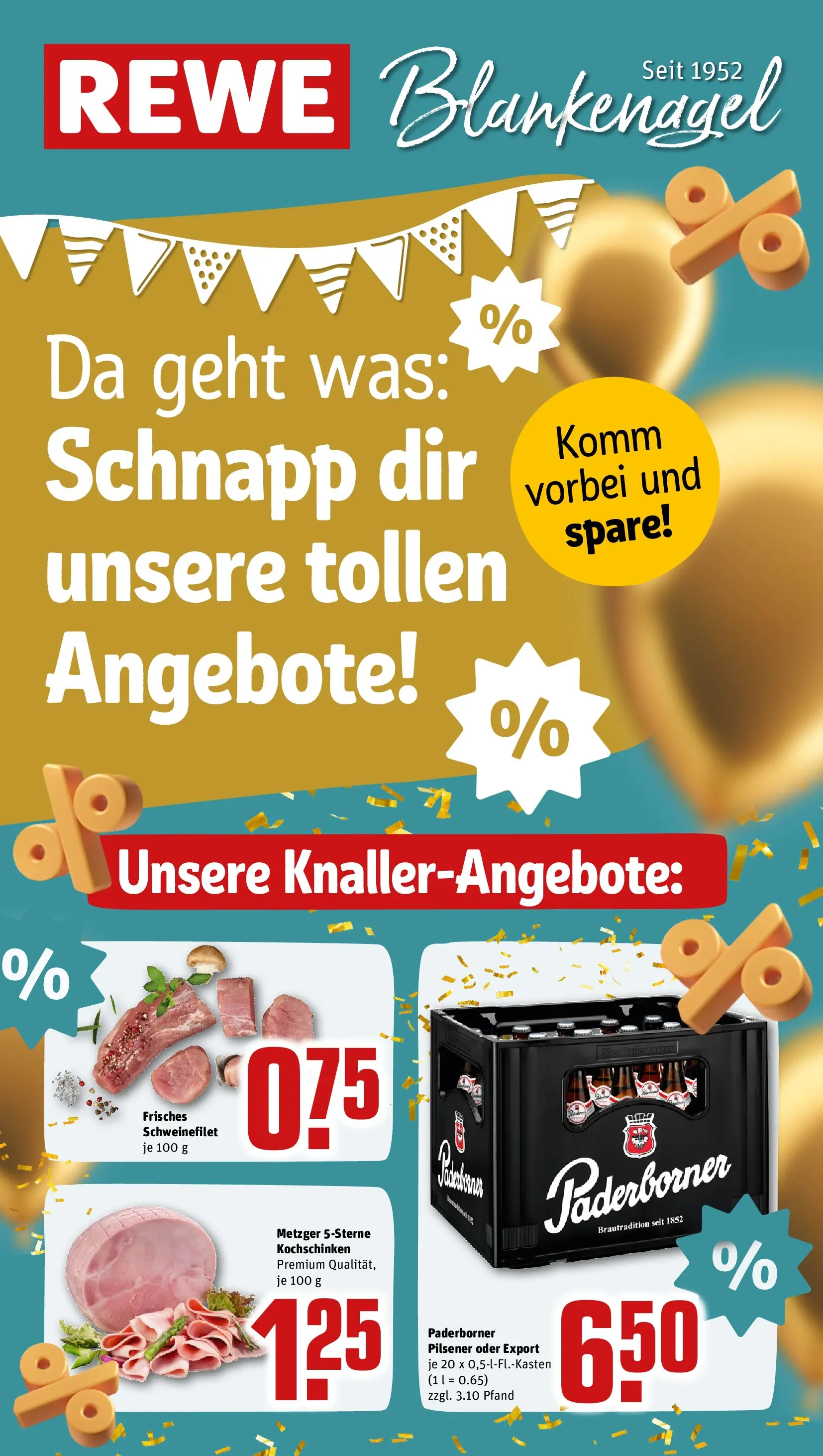 REWE Prospekt ab 05.04.2026 zum Blättern » Angebote | Seite: 1 | Produkte: Schweinefilet