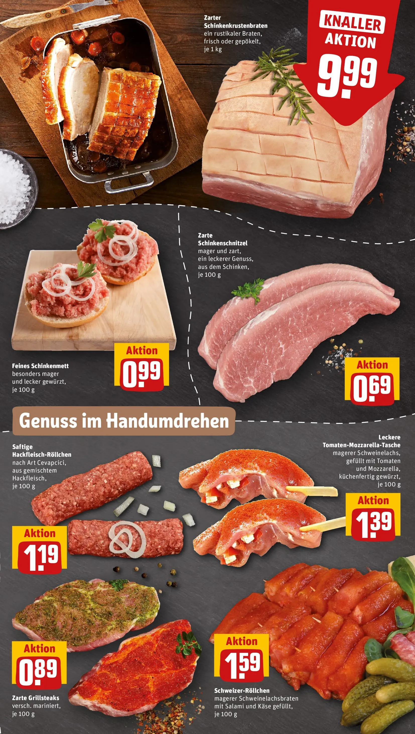 REWE Prospekt ab 05.04.2026 zum Blättern » Angebote | Seite: 7 | Produkte: Käse, Tomaten, Salami