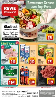 Rewe Prospekt Gladbeck	 ab 05.04.2026 gültig