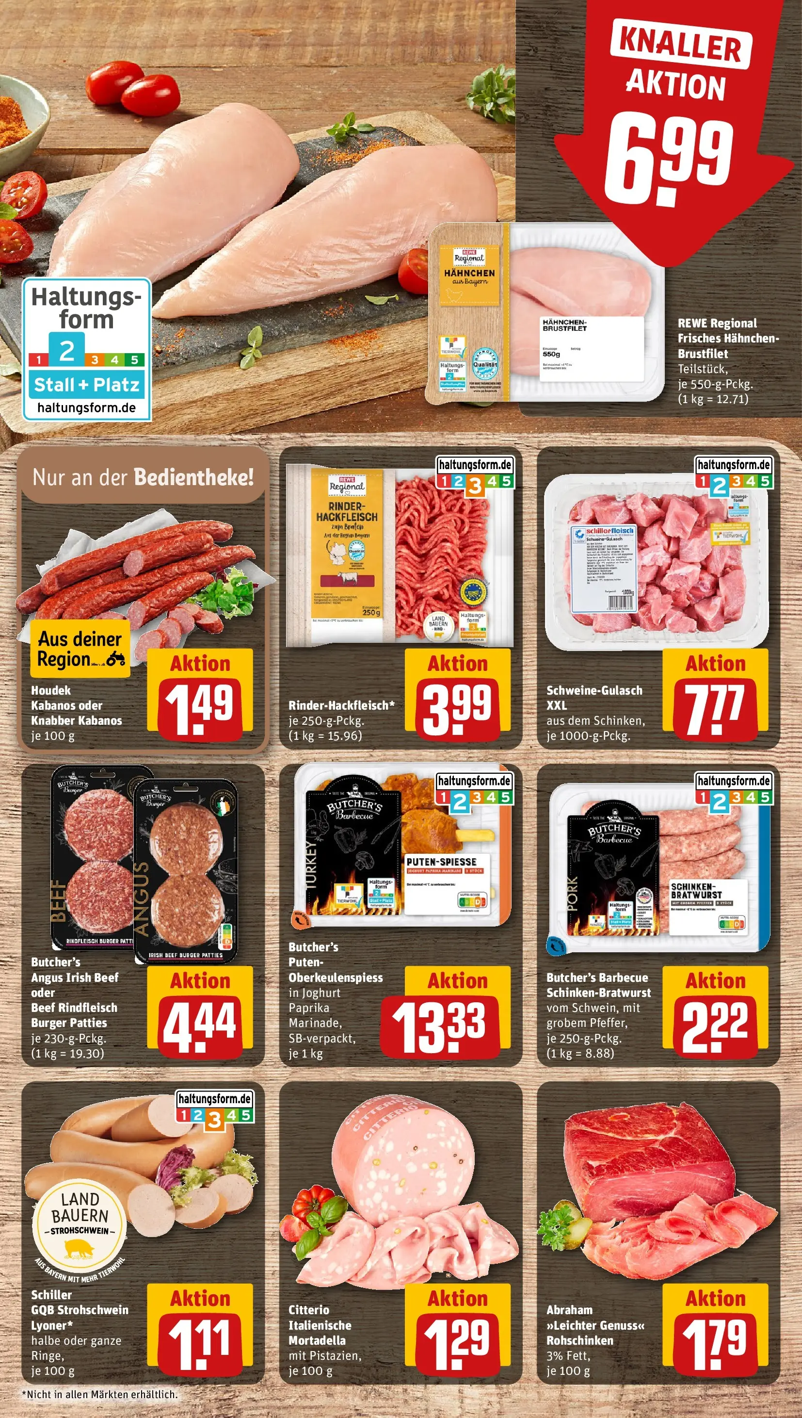 REWE Prospekt ab 05.04.2026 zum Blättern » Angebote | Seite: 8 | Produkte: Joghurt, Schinken, Rindfleisch, Hackfleisch