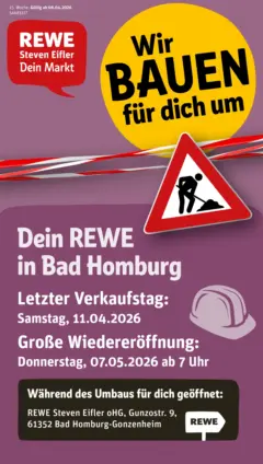 Rewe Prospekt Bad Homburg V. D. Höhe ab 05.04.2026 gültig Rewe Prospekt Bad Homburg V. D. Höhe ab 05.04.2026 gültig
