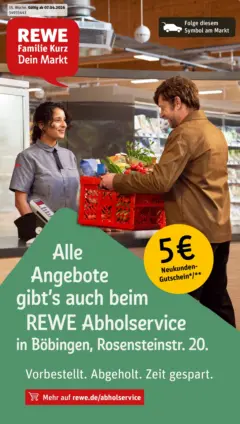 Rewe Prospekt Böbingen ab 05.04.2026 gültig Rewe Prospekt Böbingen ab 05.04.2026 gültig