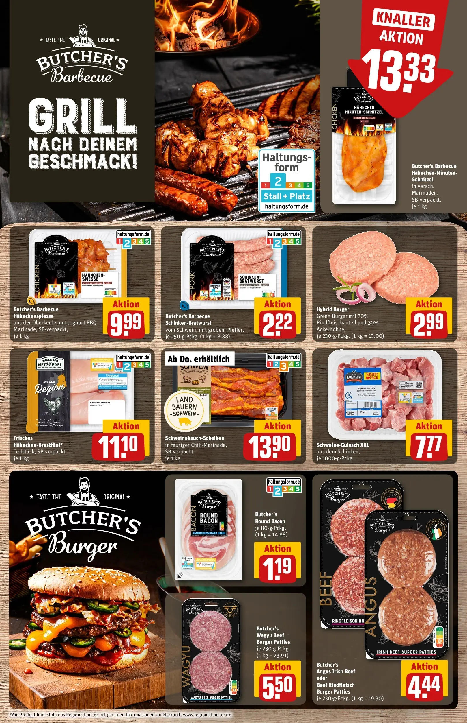 REWE Prospekt ab 05.04.2026 zum Blättern » Angebote | Seite: 8 | Produkte: Grill, Joghurt, Burger, Schnitzel