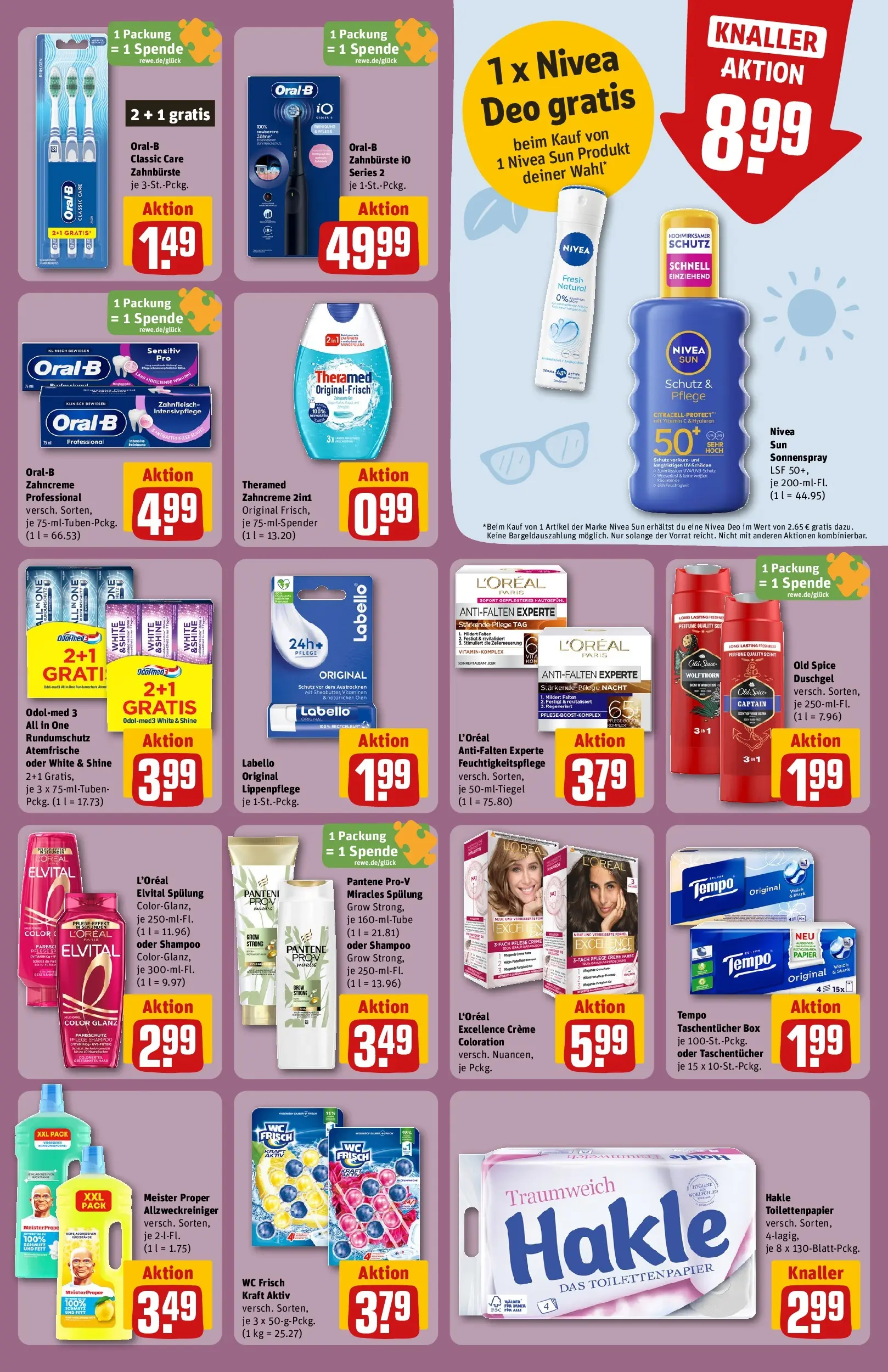 REWE Prospekt ab 05.04.2026 zum Blättern » Angebote | Seite: 21 | Produkte: Spülung, Wc frisch, Tempo, Toilettenpapier