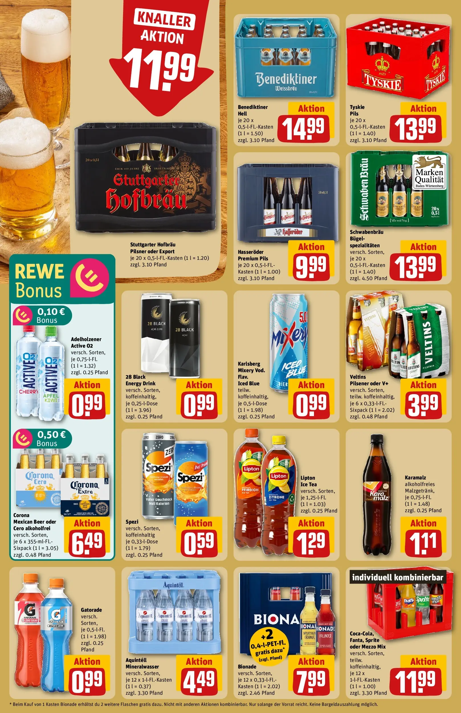 REWE Prospekt ab 05.04.2026 zum Blättern » Angebote | Seite: 20 | Produkte: Fanta, Äpfel, Mineralwasser, Zitrone