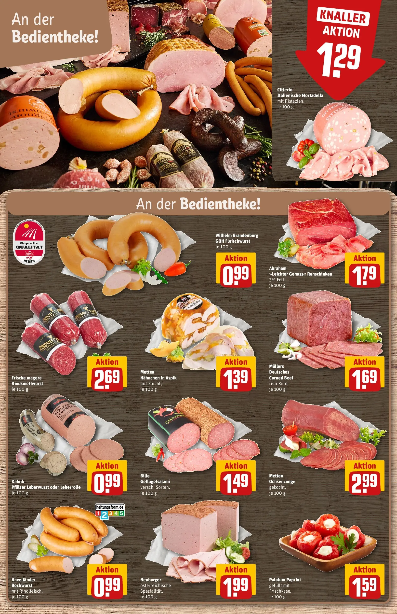 REWE Prospekt ab 05.04.2026 zum Blättern » Angebote | Seite: 10 | Produkte: Bockwurst, Hahnchen