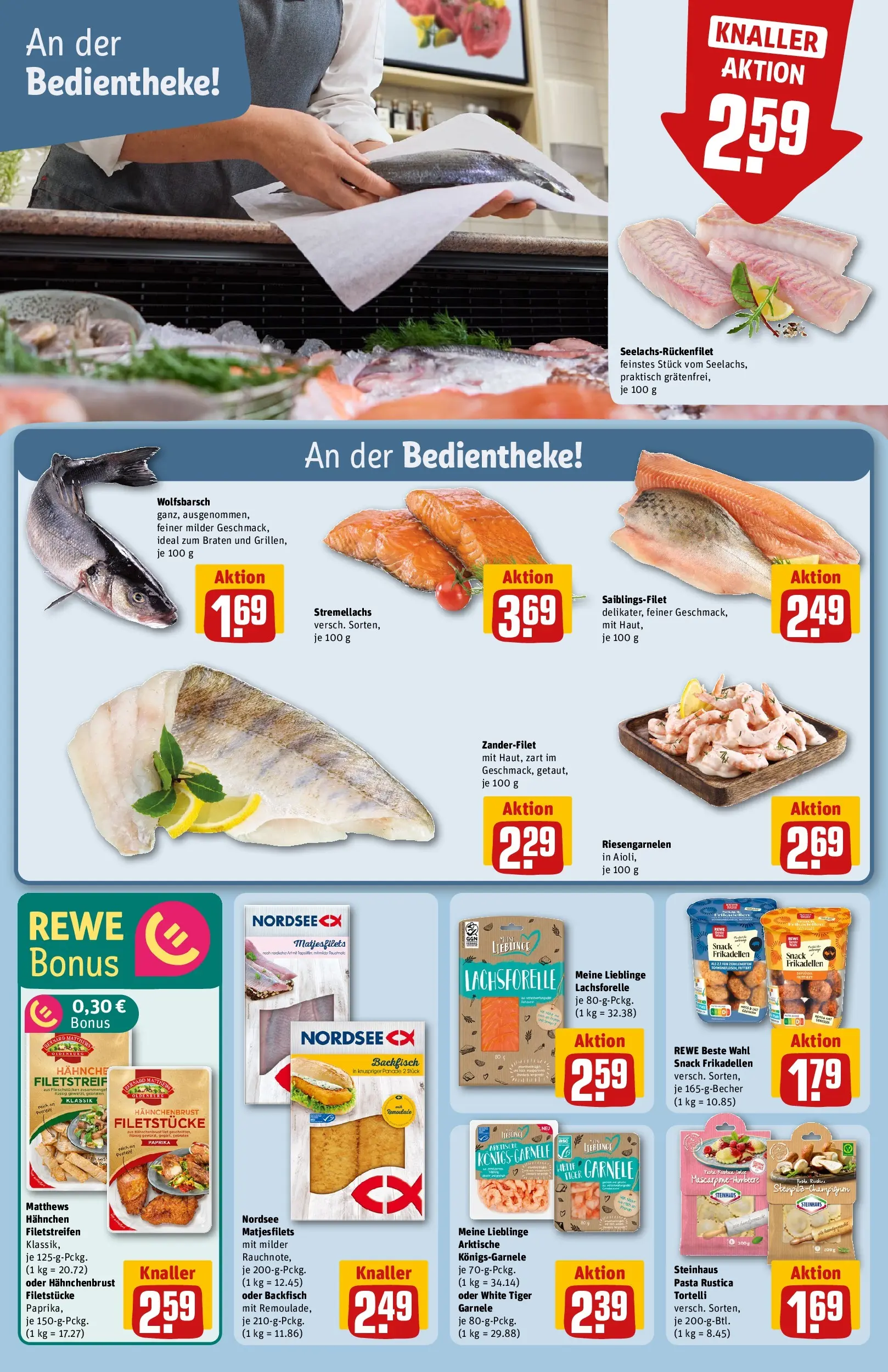 REWE Prospekt ab 05.04.2026 zum Blättern » Angebote | Seite: 12 | Produkte: Hahnchen, Paprika, Pasta, Hahnchenbrust