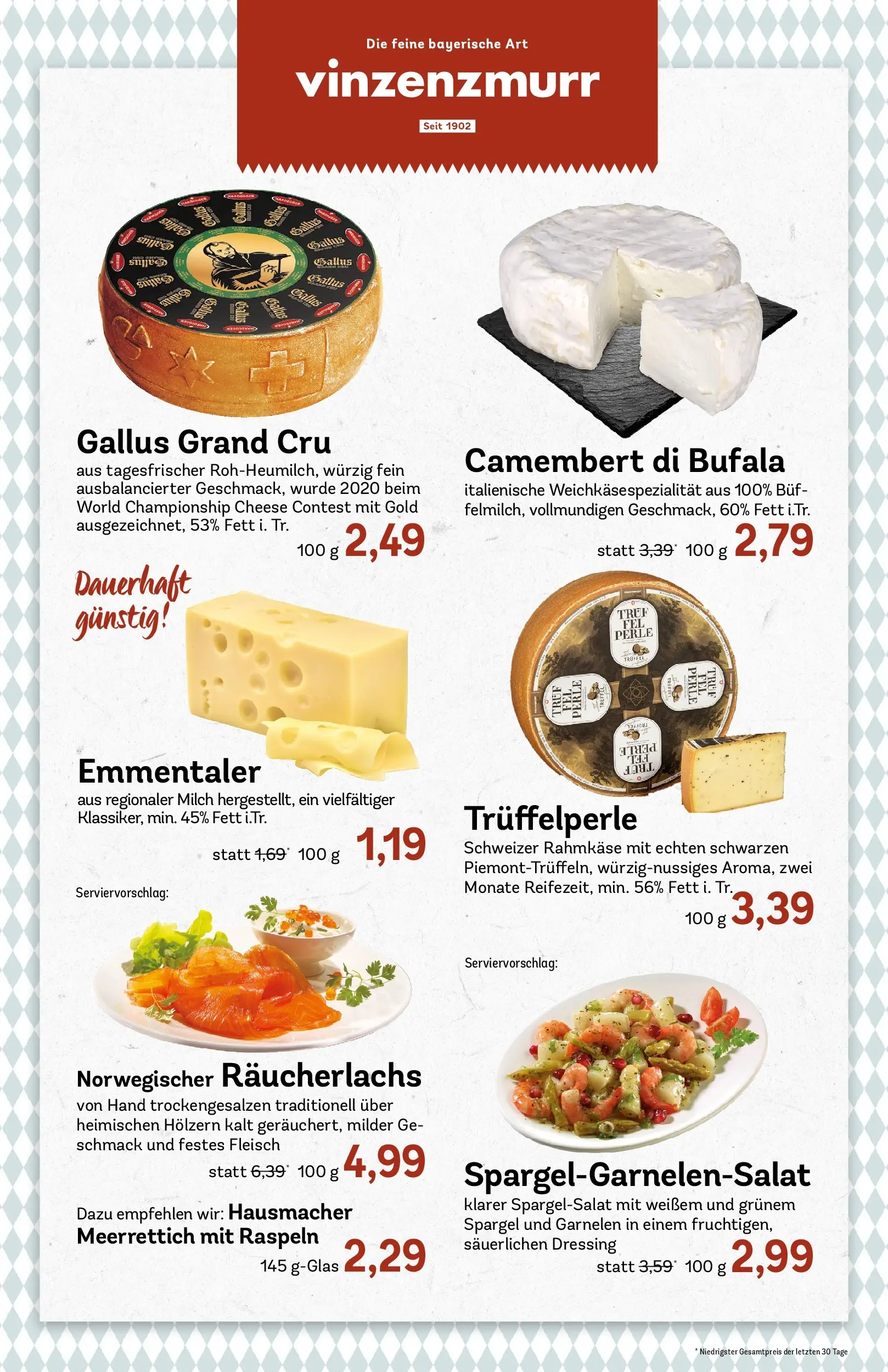 REWE Prospekt ab 05.04.2026 zum Blättern » Angebote | Seite: 10 | Produkte: Milch, Garnelen, Räucherlachs, Fleisch