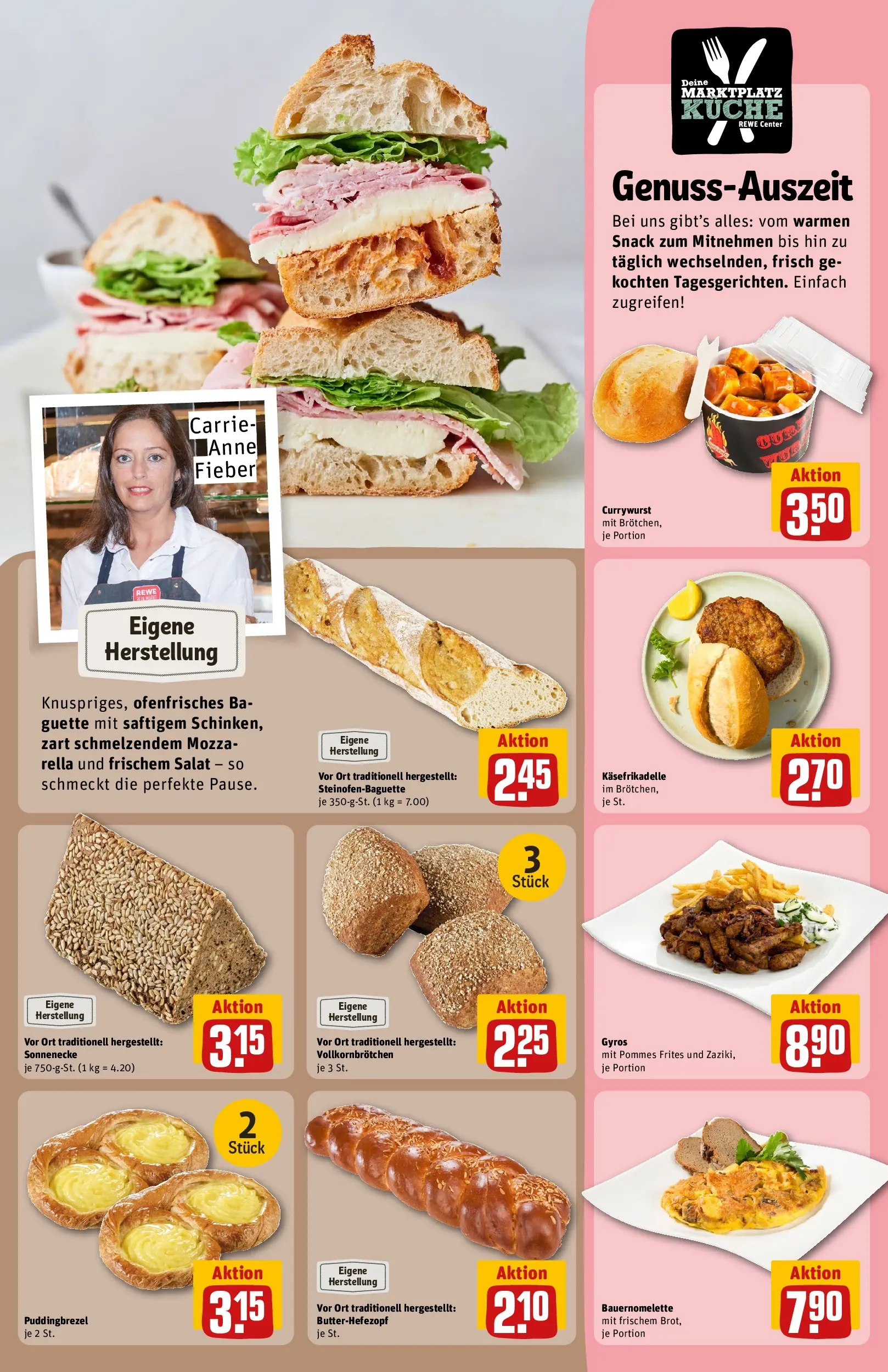 REWE Prospekt ab 05.04.2026 zum Blättern » Angebote | Seite: 13 | Produkte: Pommes, Küche, Pommes frites, Gyros