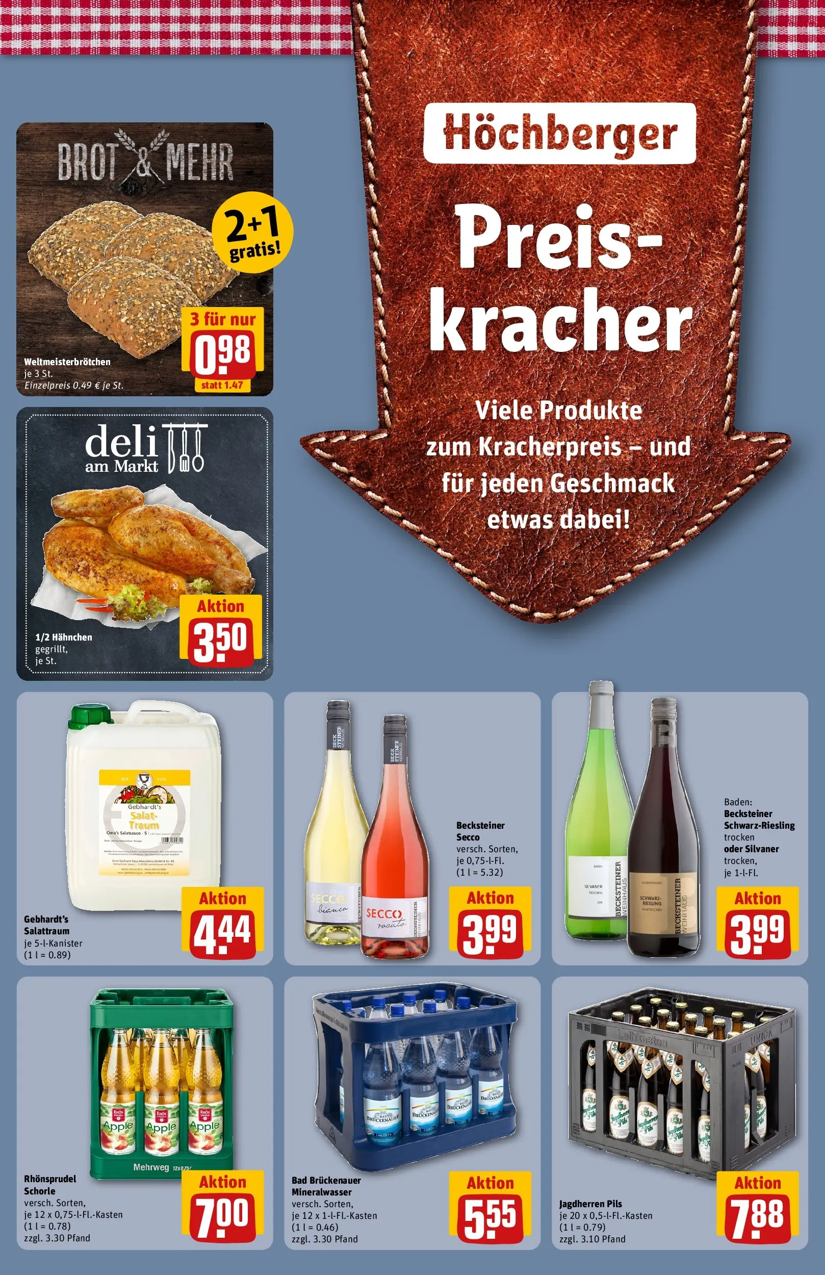 REWE Prospekt ab 05.04.2026 zum Blättern » Angebote | Seite: 29 | Produkte: Pils, Dressing, Apple, Rhonsprudel