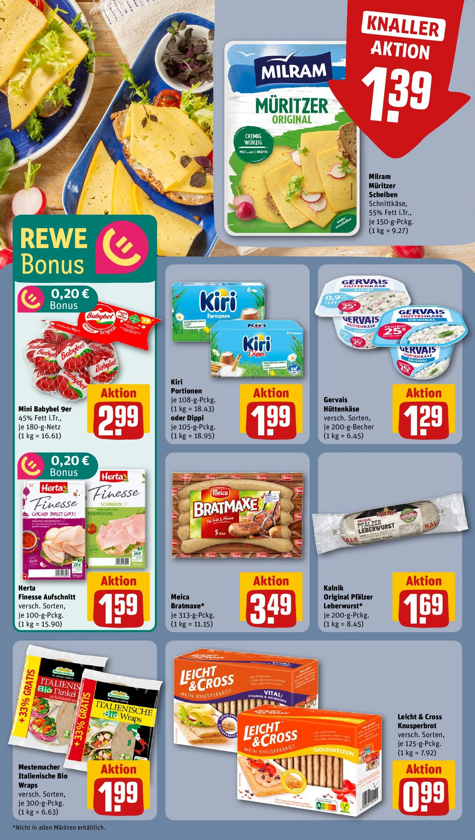 REWE Prospekt ab 05.04.2026 zum Blättern » Angebote | Seite: 10 | Produkte: Grill, Meica, Milram, Herta finesse