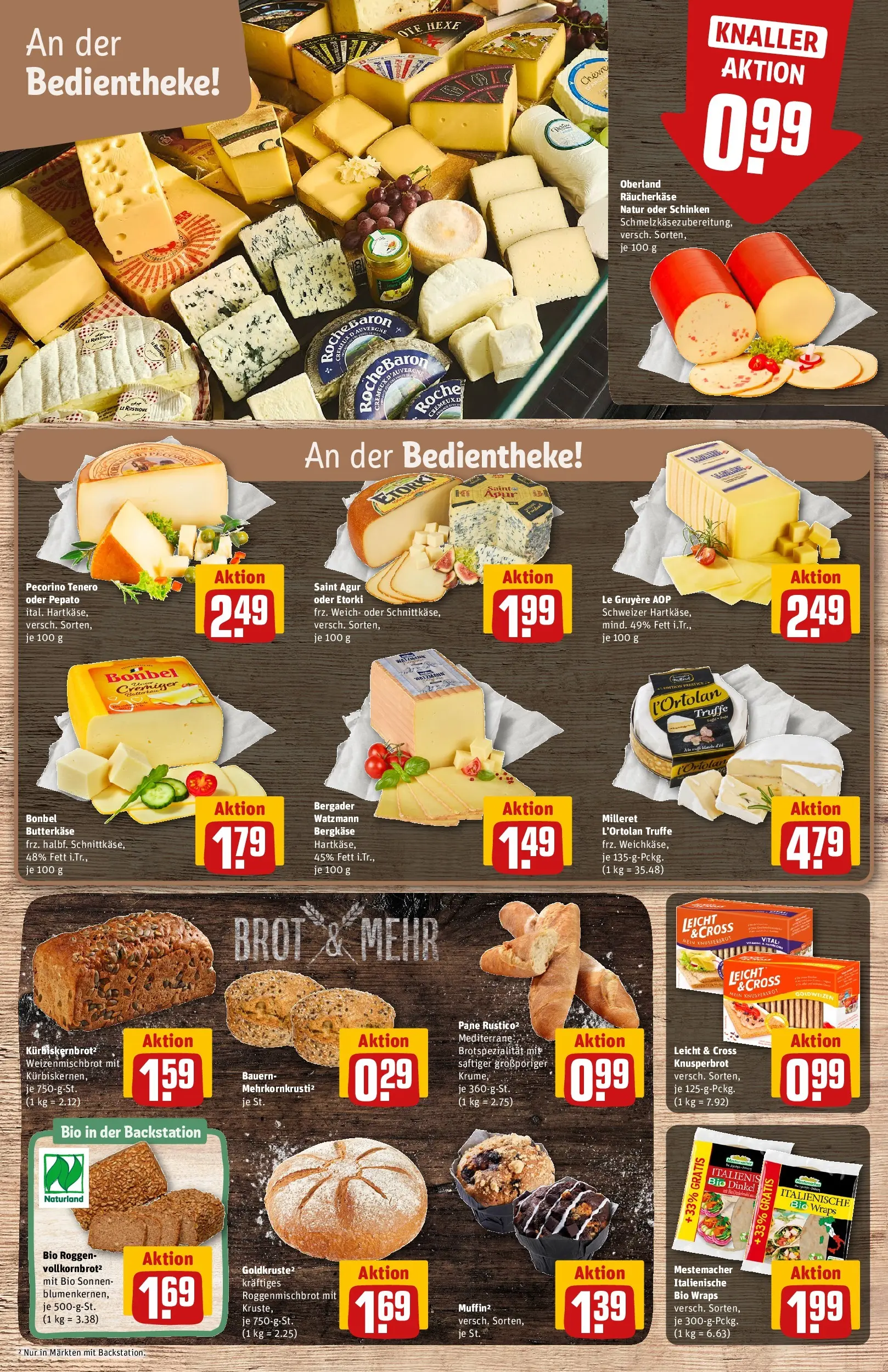 REWE Prospekt ab 05.04.2026 zum Blättern » Angebote | Seite: 11 | Produkte: Pane, Creme, Brot, Schinken