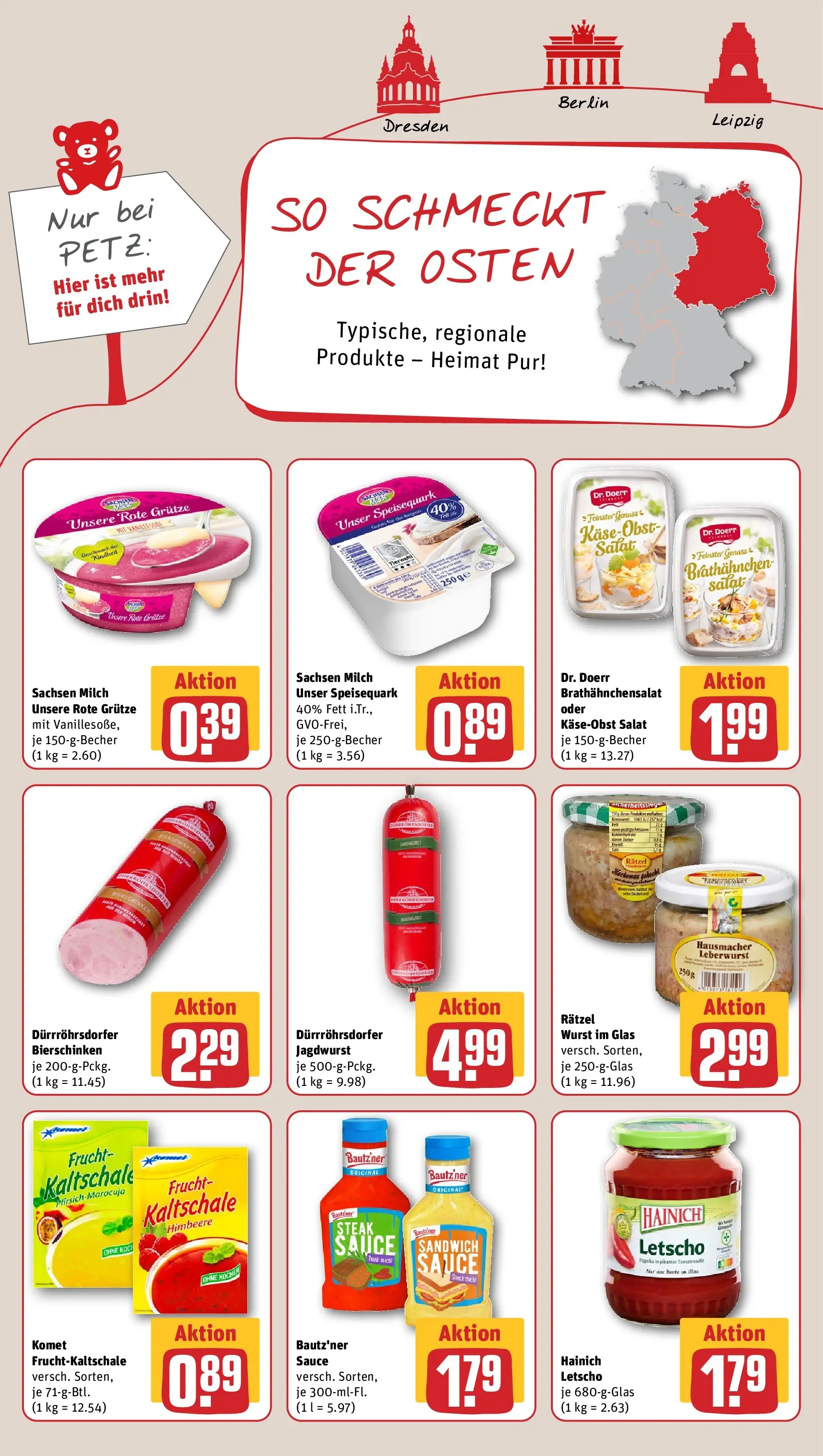 REWE Prospekt ab 05.04.2026 zum Blättern » Angebote | Seite: 10 | Produkte: Paprika, Himbeere, Steak, Speisequark