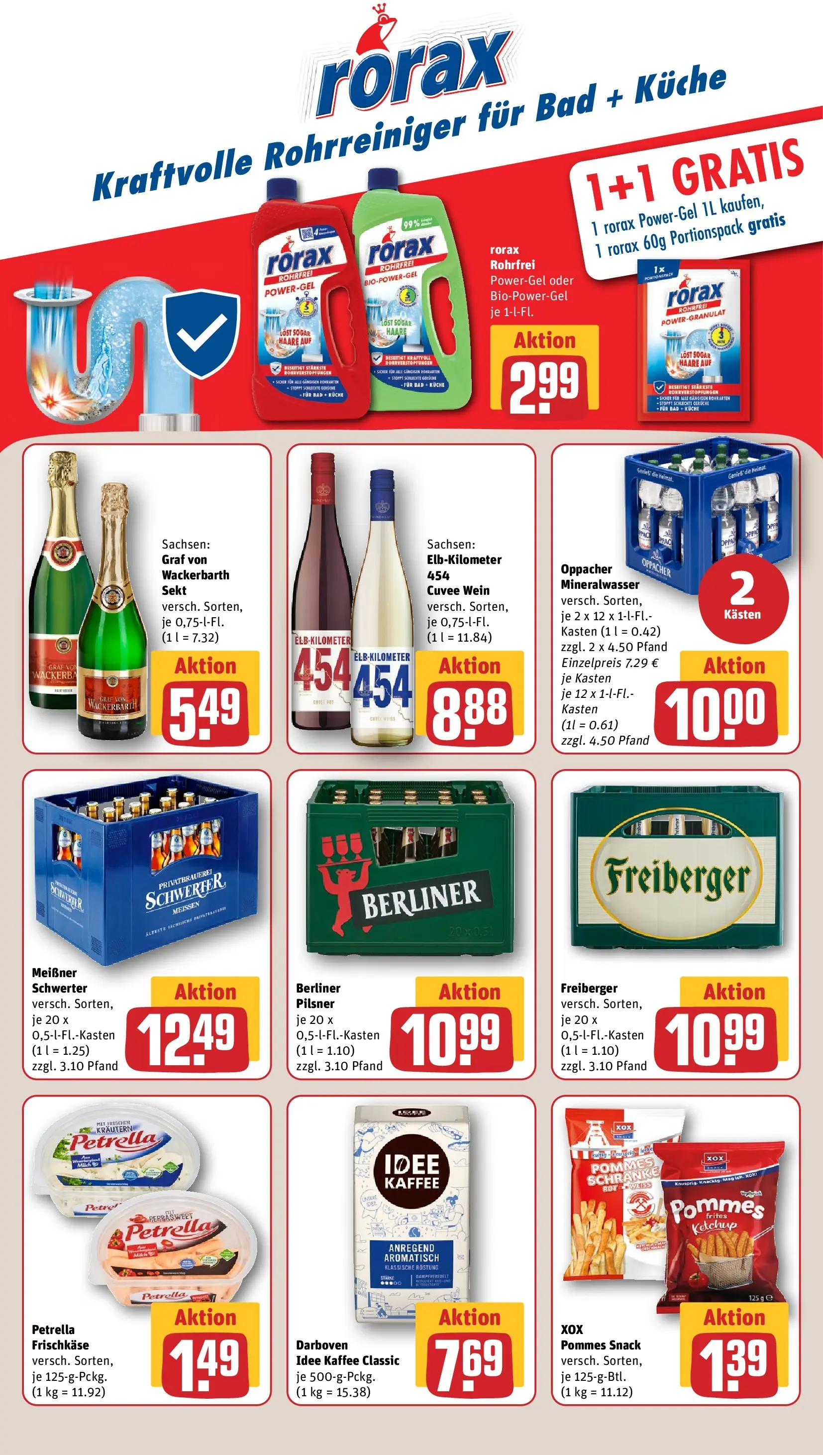 REWE Prospekt ab 05.04.2026 zum Blättern » Angebote | Seite: 11 | Produkte: Kaffee, Sekt, Bad, Küche