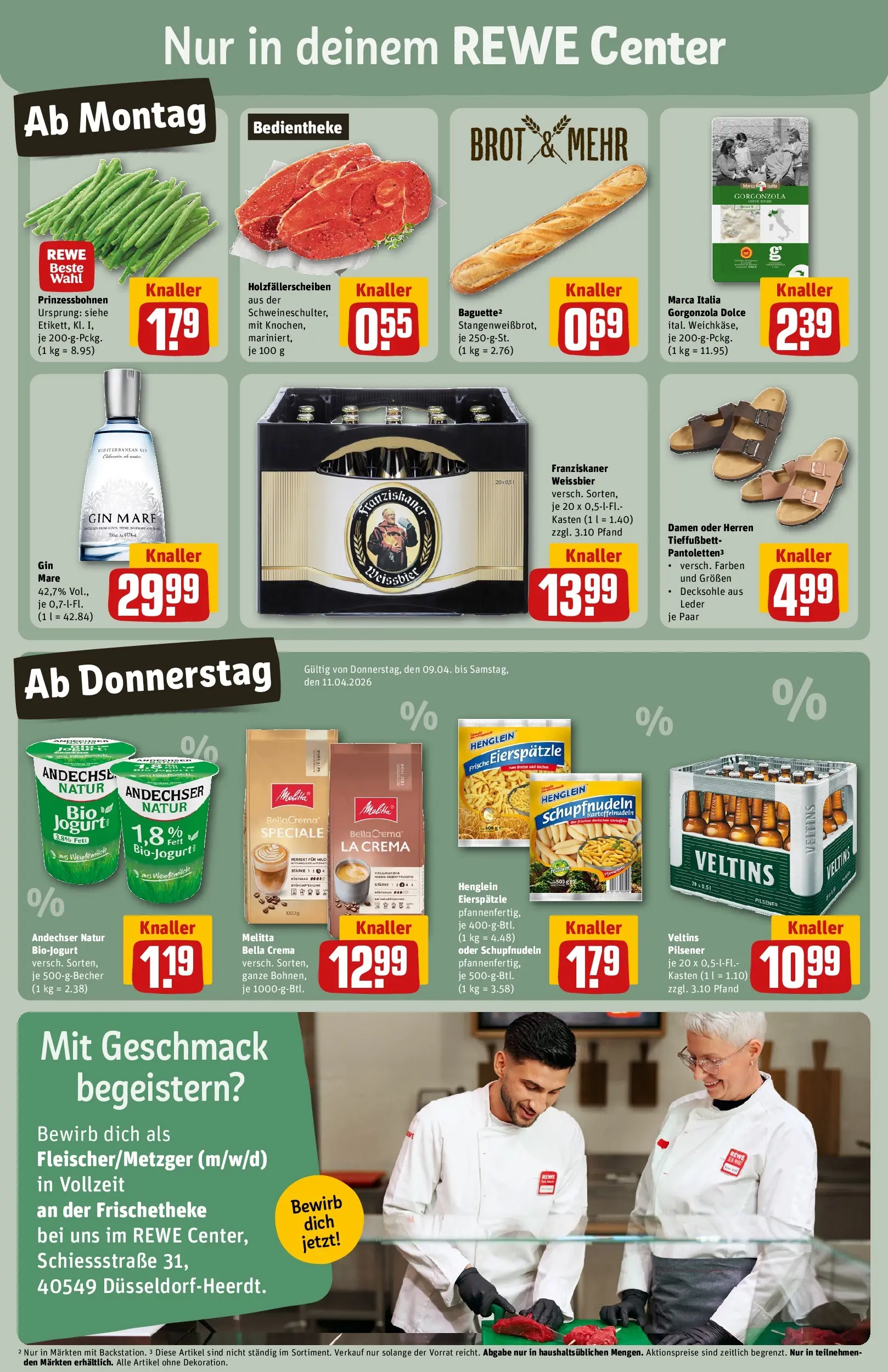 REWE Prospekt ab 05.04.2026 zum Blättern » Angebote | Seite: 3 | Produkte: Melitta, Franziskaner, Baguette, Brot