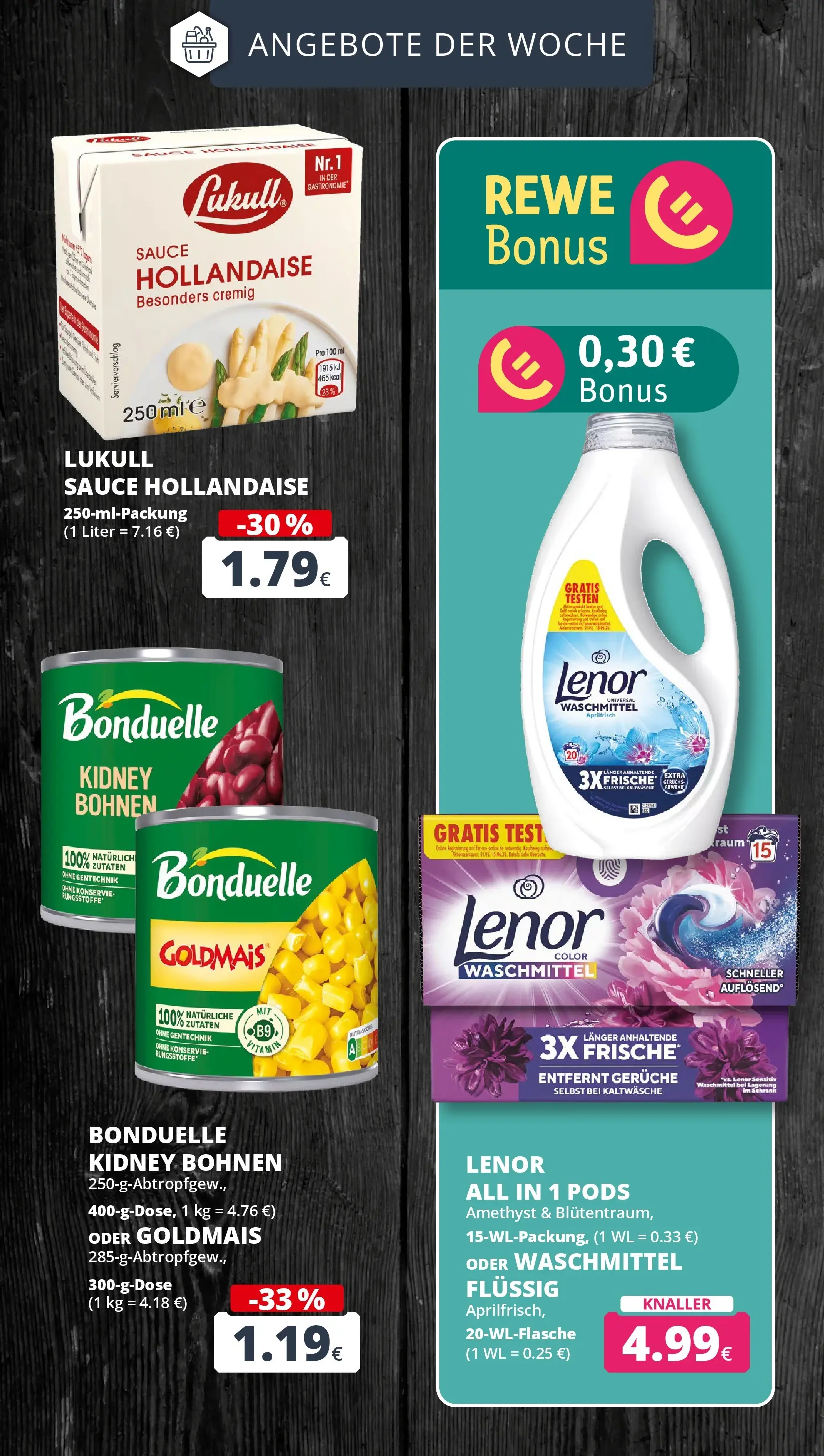 REWE Prospekt ab 05.04.2026 zum Blättern » Angebote | Seite: 7 | Produkte: Lenor, Schrank, Waschmittel