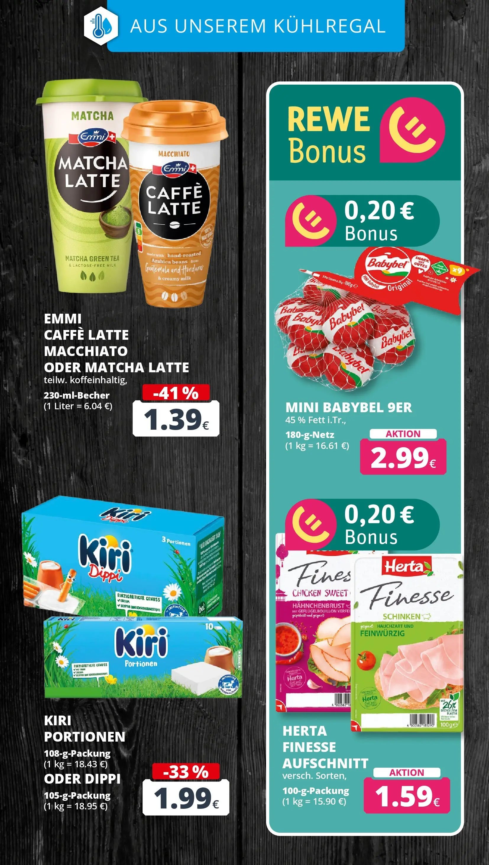 REWE Prospekt ab 05.04.2026 zum Blättern » Angebote | Seite: 15 | Produkte: Babybel, Schinken, Herta finesse, Hahnchenbrust
