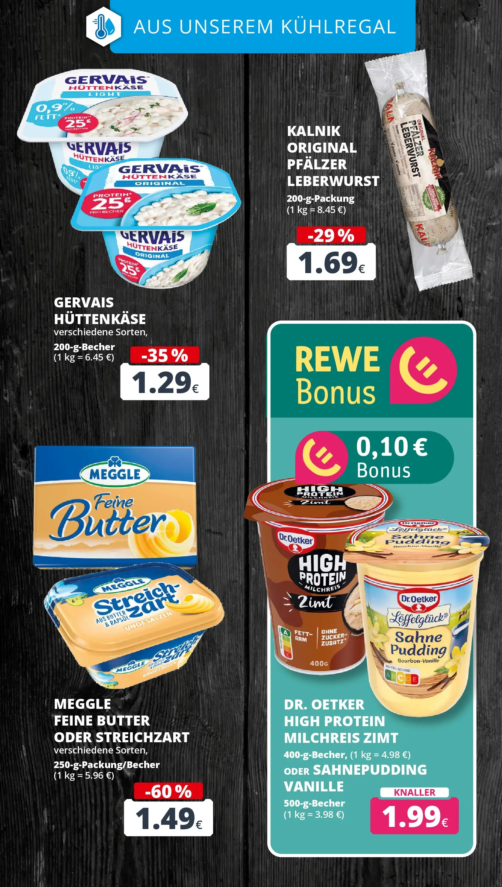 REWE Prospekt ab 05.04.2026 zum Blättern » Angebote | Seite: 16 | Produkte: Butter, Zucker, Sahne, Hüttenkäse
