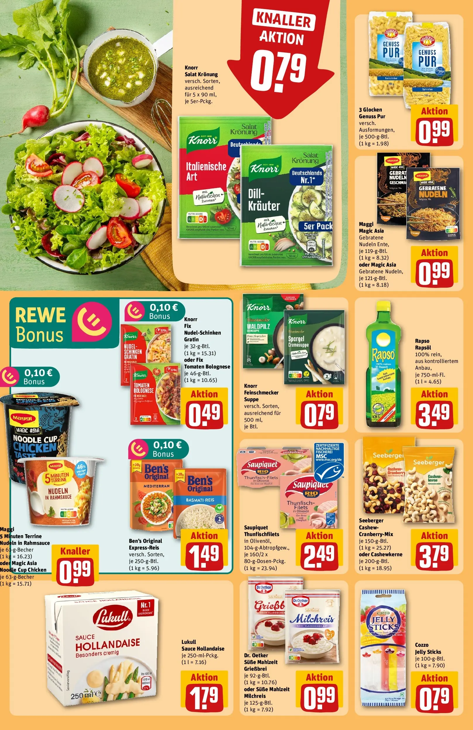 REWE Prospekt ab 05.04.2026 zum Blättern » Angebote | Seite: 20 | Produkte: Thunfisch, Rapsöl, Olivenol, Dressing