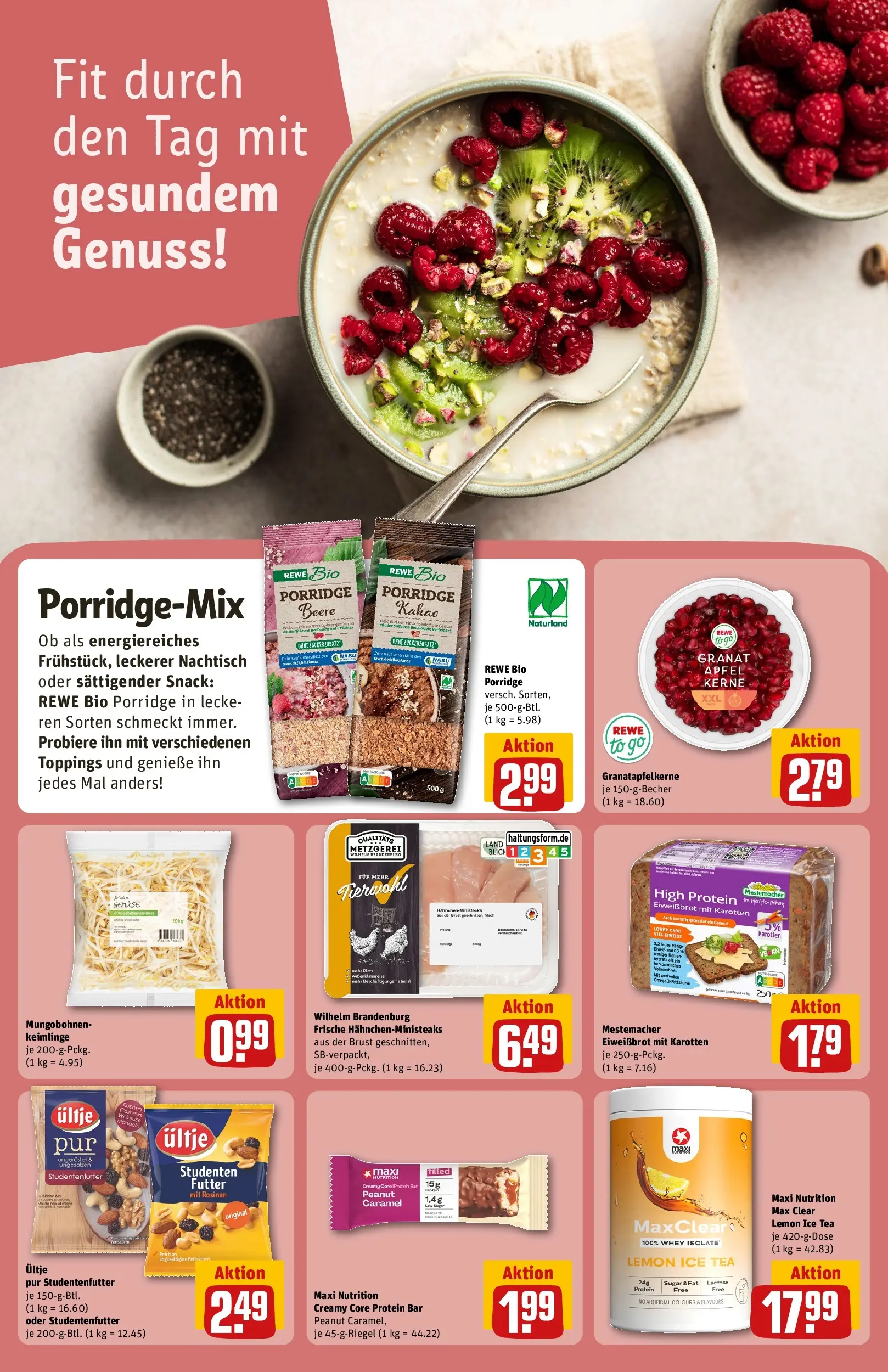 REWE Prospekt ab 05.04.2026 zum Blättern » Angebote | Seite: 14 | Produkte: Äpfel, Rosinen