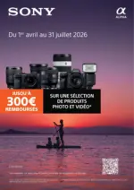 Pulsat SONY Jusqu'&agrave; 300&euro; rembours&eacute;s - au 31.07.2026