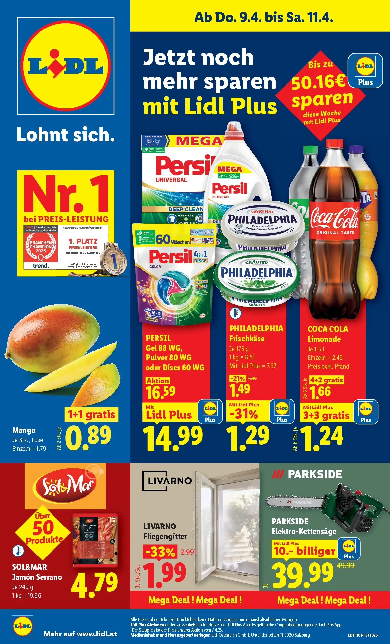 Lidl - Lidl ab 08.04.2026 - Angebote ab donnerstag | Seite: 1 | Produkte: Mango