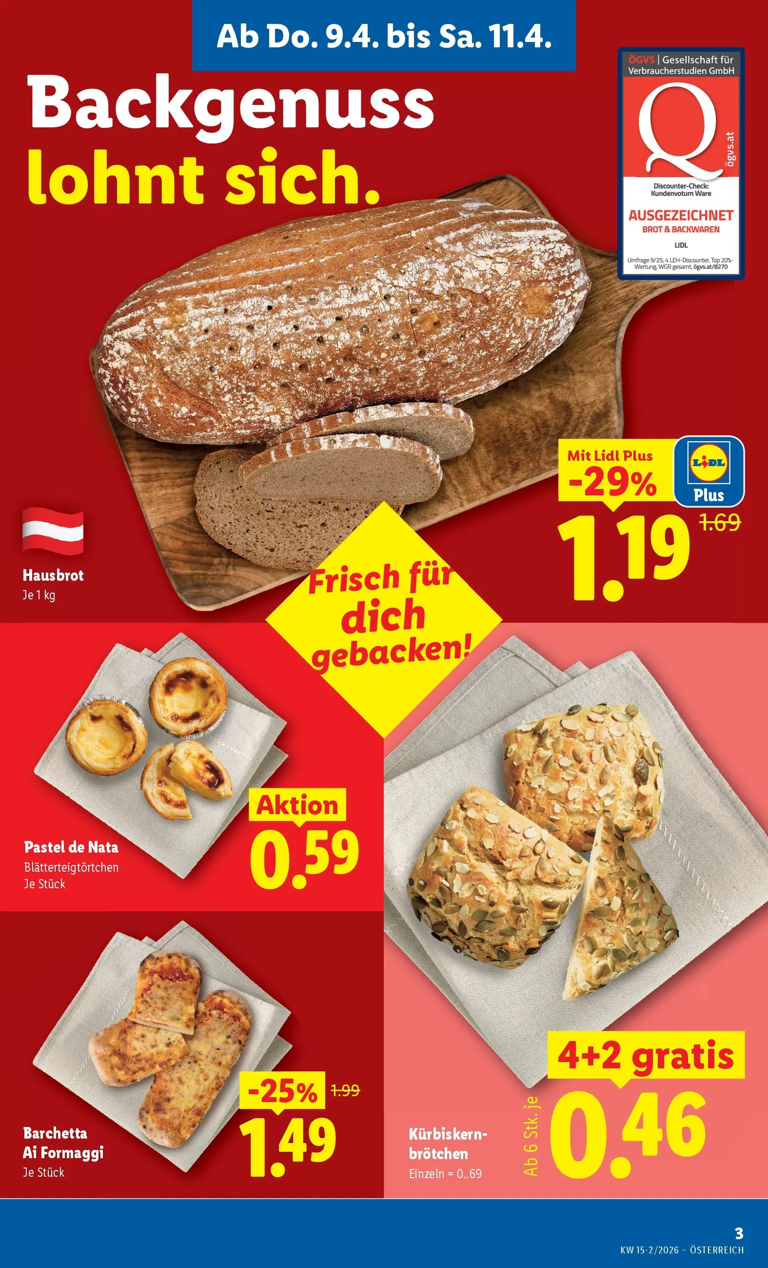 Lidl - Lidl ab 08.04.2026 - Angebote ab donnerstag | Seite: 5 | Produkte: Brot