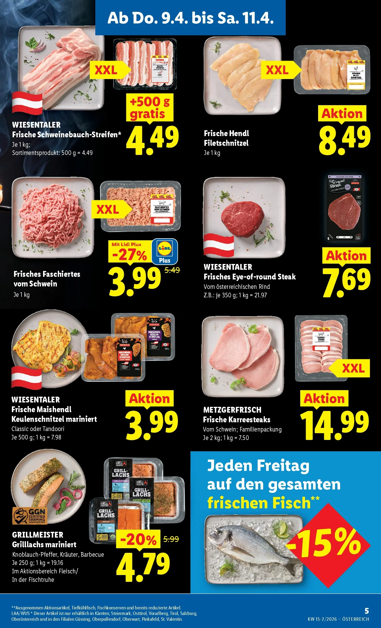 Lidl - Lidl ab 08.04.2026 - Angebote ab donnerstag | Seite: 7 | Produkte: Grill, Fisch