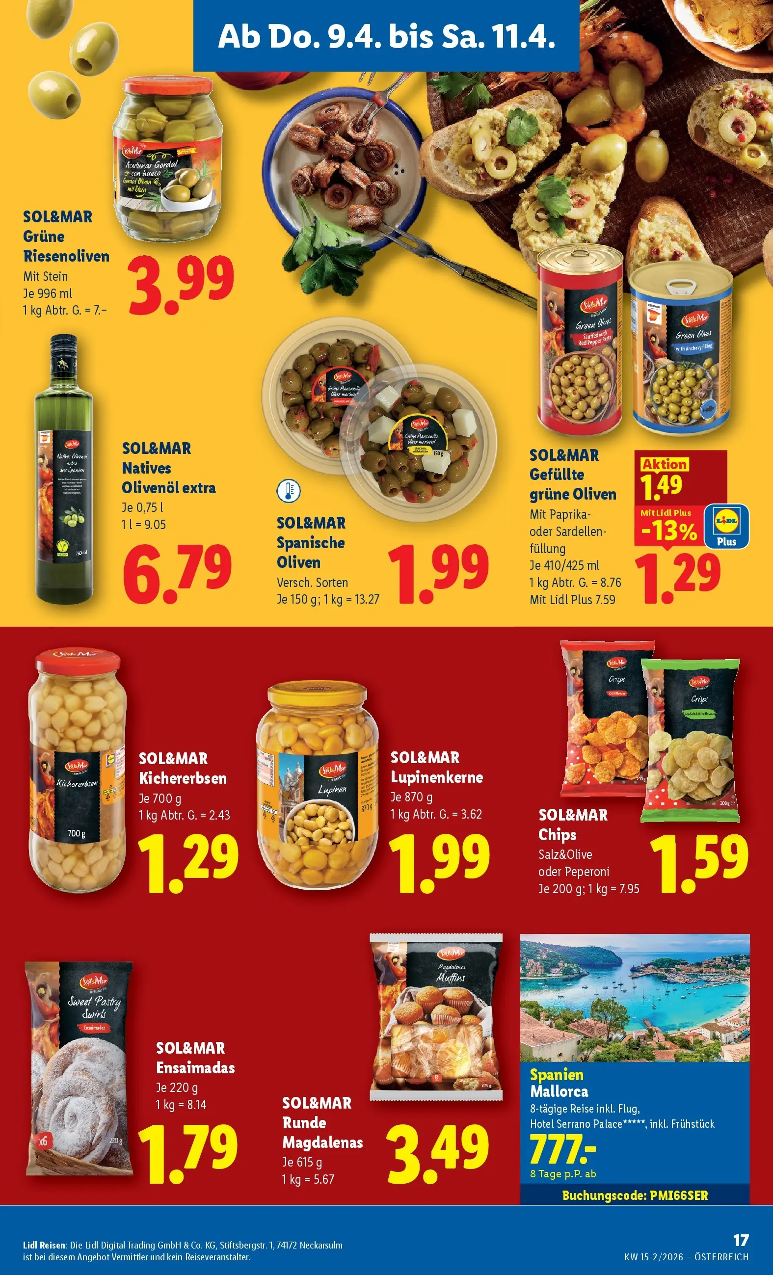 Lidl - Lidl ab 08.04.2026 - Angebote ab donnerstag | Seite: 19 | Produkte: Chips, Szeder