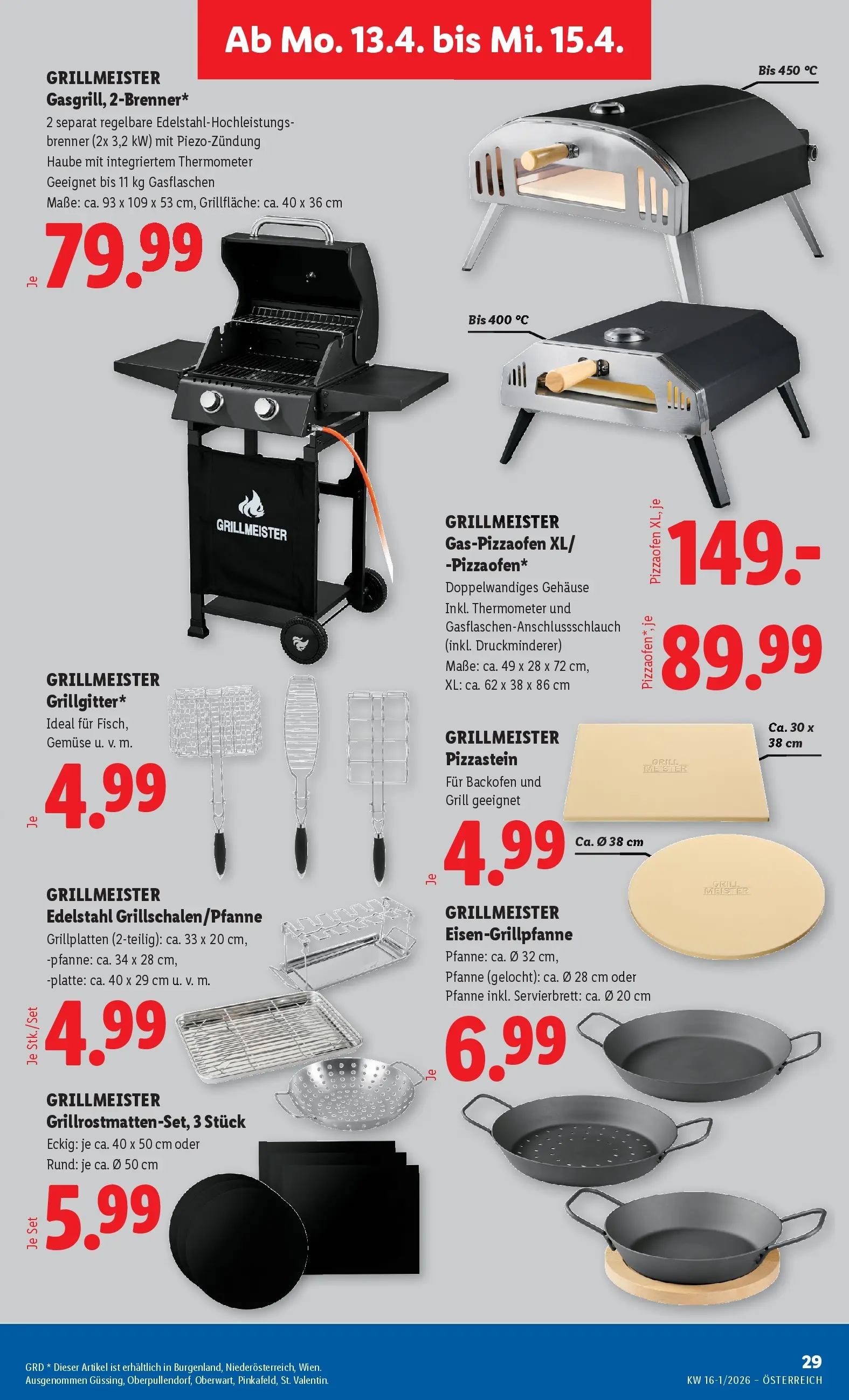 Lidl - Lidl ab 08.04.2026 - Angebote ab donnerstag | Seite: 32 | Produkte: Gemüse, Grill, Thermometer