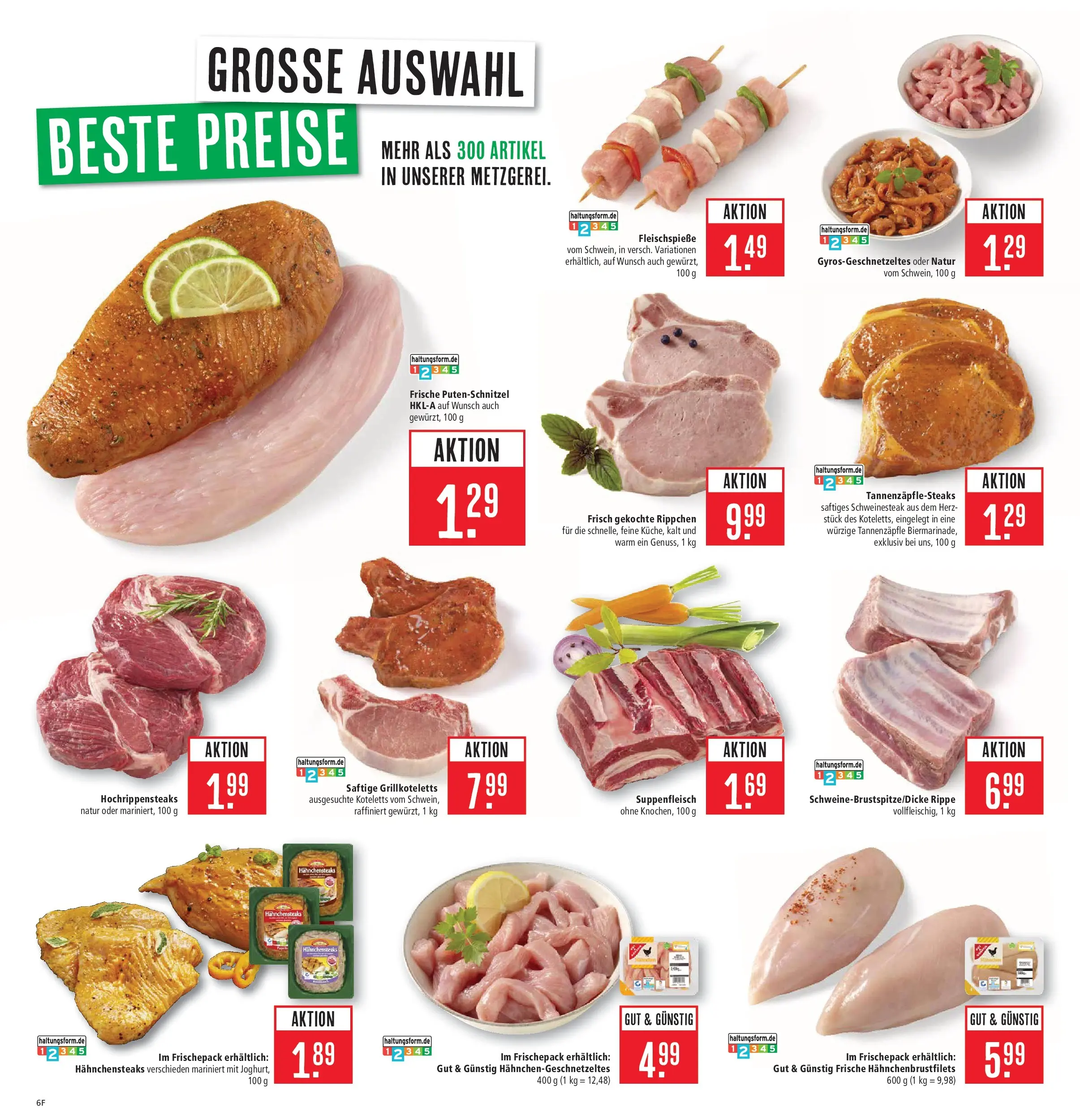 Marktkauf Prospekt Böblingen	 (ab 05.04.2026) » Angebote online | Seite: 6 | Produkte: Putenschnitzel, Suppenfleisch