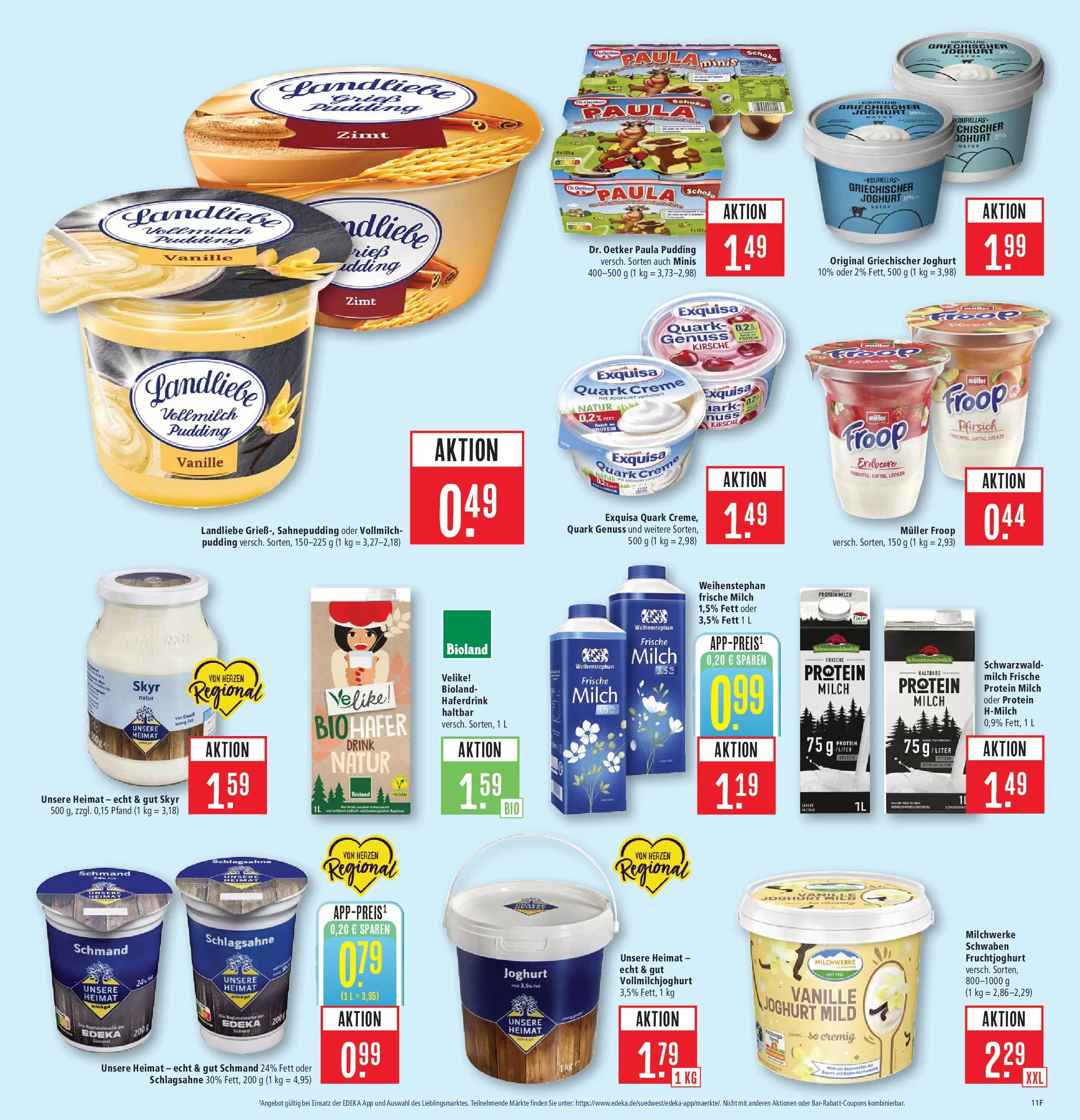 Marktkauf Prospekt Böblingen	 (ab 05.04.2026) » Angebote online | Seite: 11 | Produkte: Froop, Schlagsahne, Milch, Haferdrink