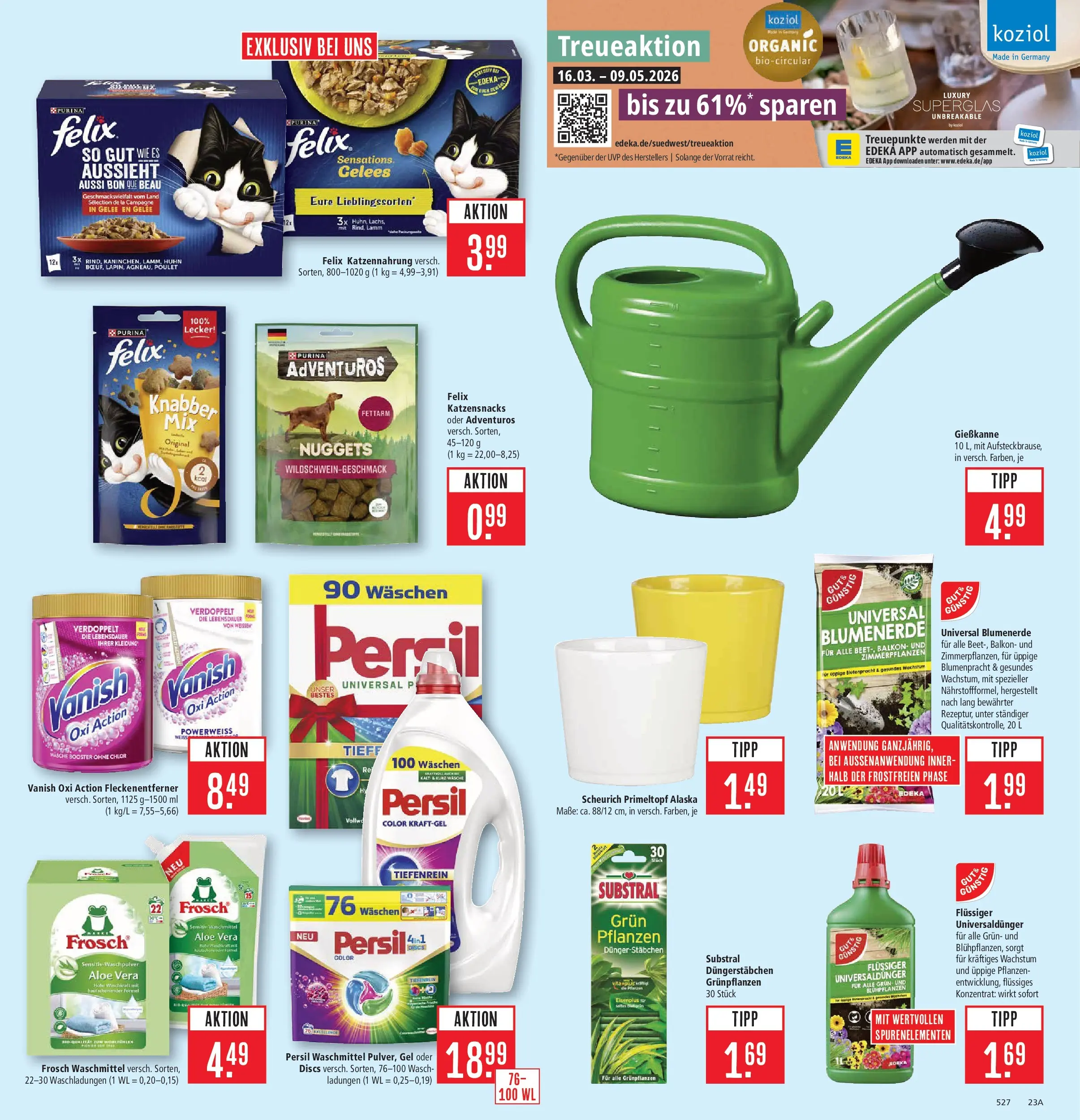 Marktkauf Prospekt Aschaffenburg	 (ab 05.04.2026) » Angebote online | Seite: 27 | Produkte: Blumenerde, Fleckenentferner, Waschmittel, Persil