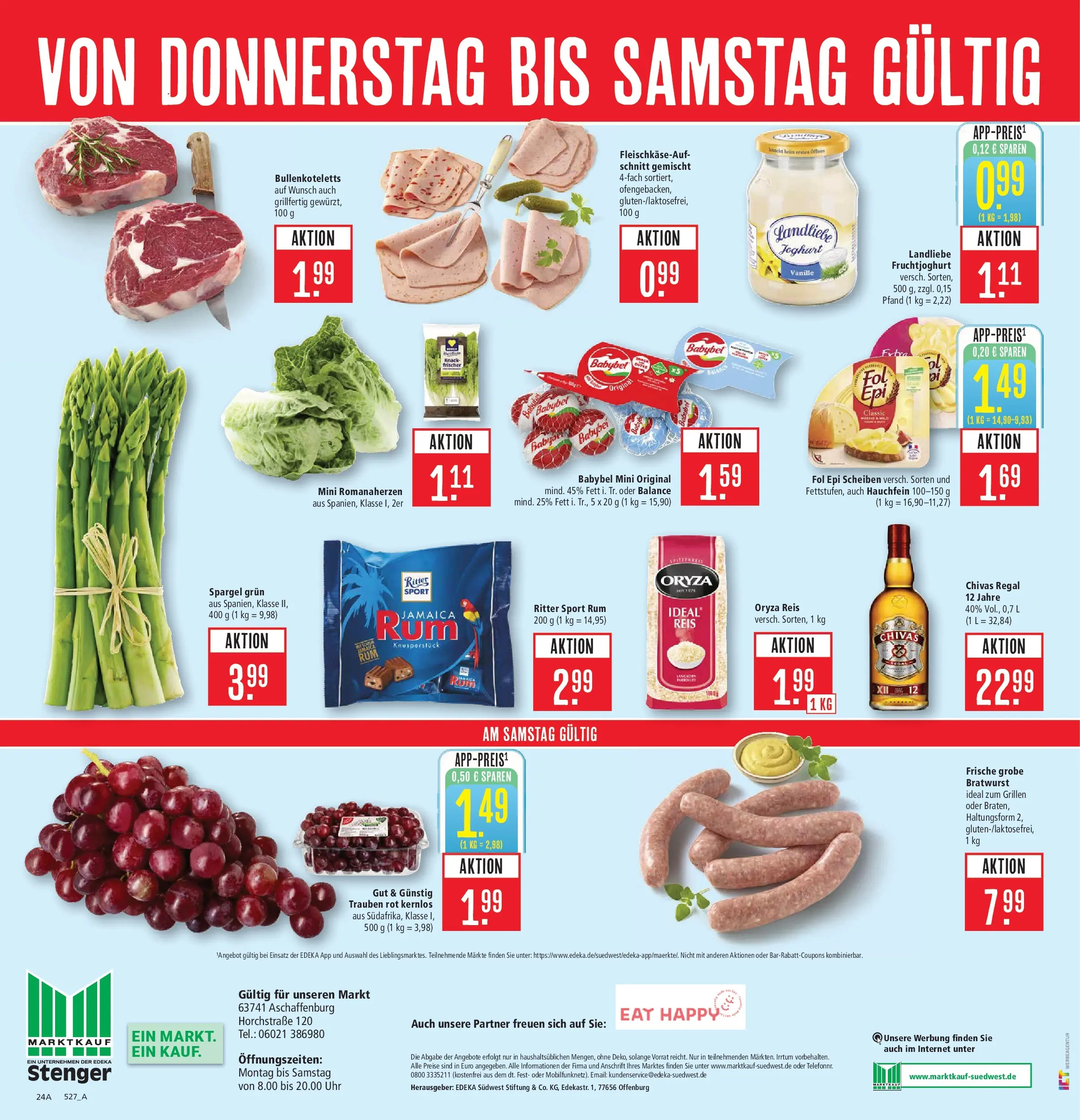 Marktkauf Prospekt Aschaffenburg	 (ab 05.04.2026) » Angebote online | Seite: 28 | Produkte: Joghurt, Regal, Babybel, Reis