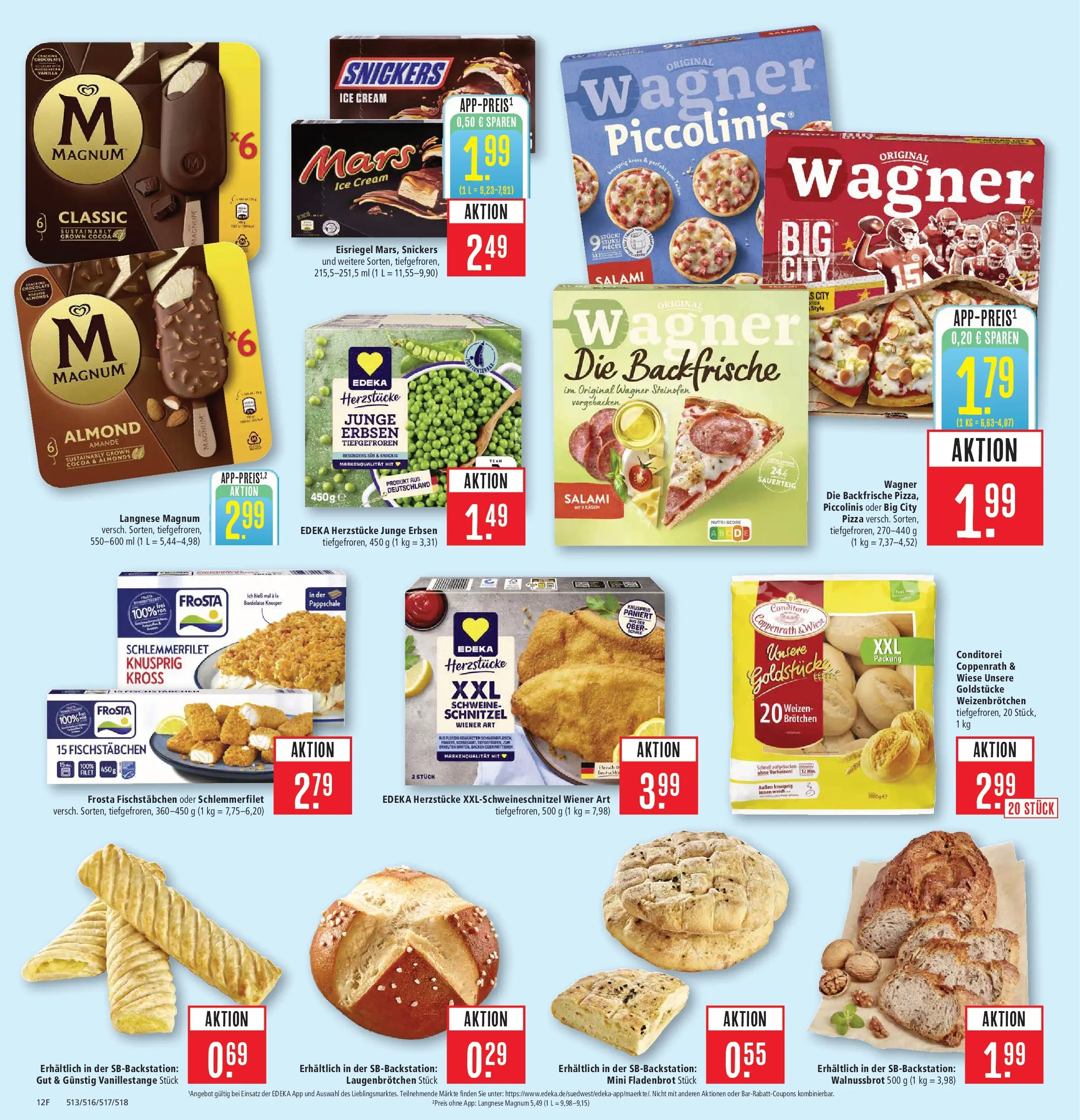 Marktkauf Prospekt Böblingen	 (ab 05.04.2026) » Angebote online | Seite: 12 | Produkte: Snickers, Frosta, Fischstabchen, Piccolinis
