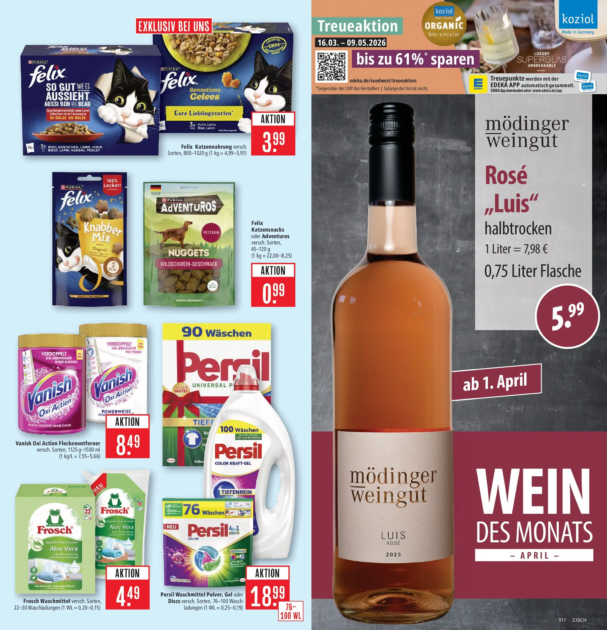 Marktkauf Prospekt Schorndorf	 (ab 05.04.2026) » Angebote online | Seite: 27 | Produkte: Waschpulver, Fleckenentferner, Waschmittel, Wein