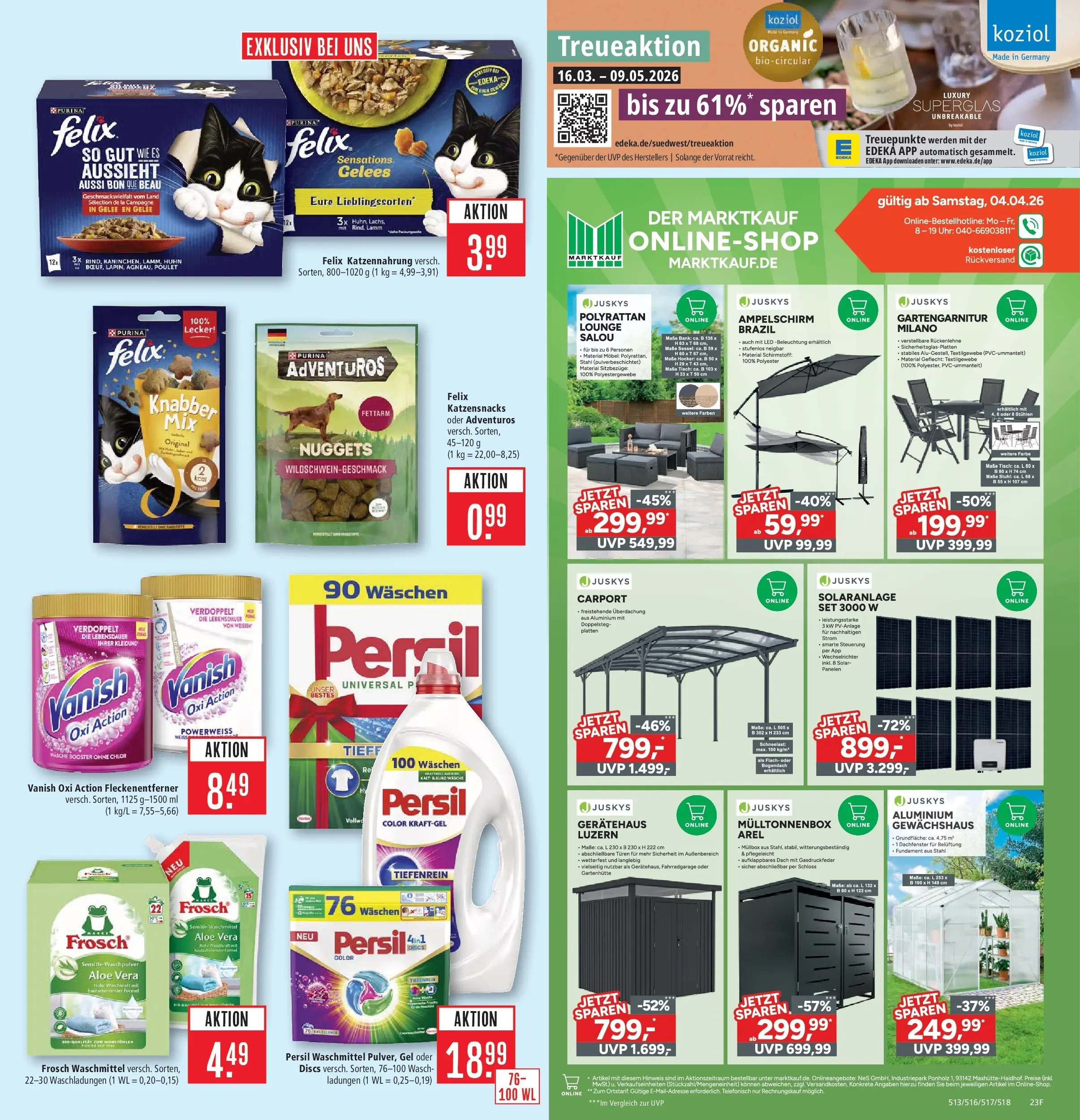 Marktkauf Prospekt Böblingen	 (ab 05.04.2026) » Angebote online | Seite: 27 | Produkte: Tisch, Stuhl, Waschpulver, Waschmittel