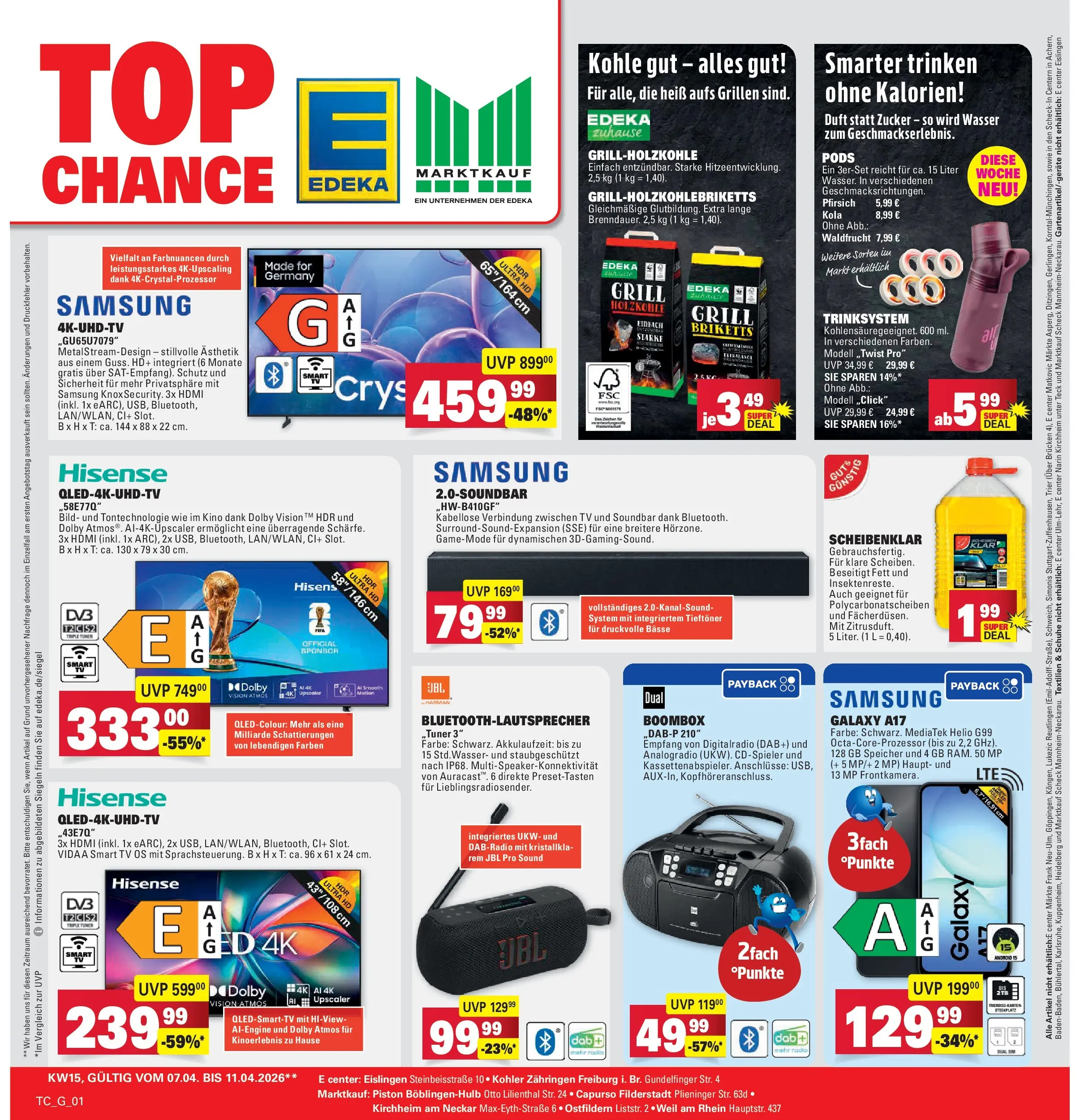 Marktkauf Prospekt Böblingen	 (ab 05.04.2026) » Angebote online | Seite: 29 | Produkte: Duft, Samsung, Wasser, TV