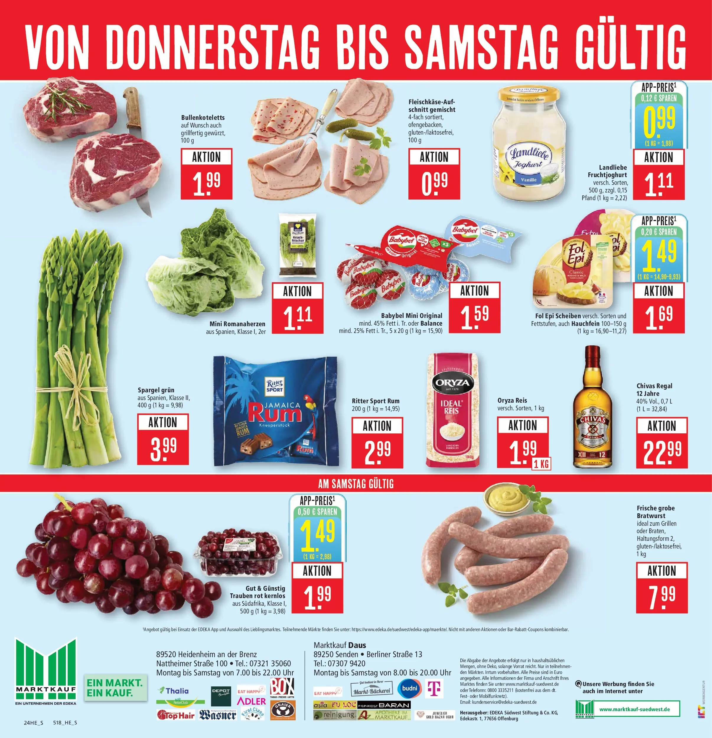Marktkauf Prospekt Heidenheim	 (ab 05.04.2026) » Angebote online | Seite: 28 | Produkte: Berliner, Regal, Reis, Uhr
