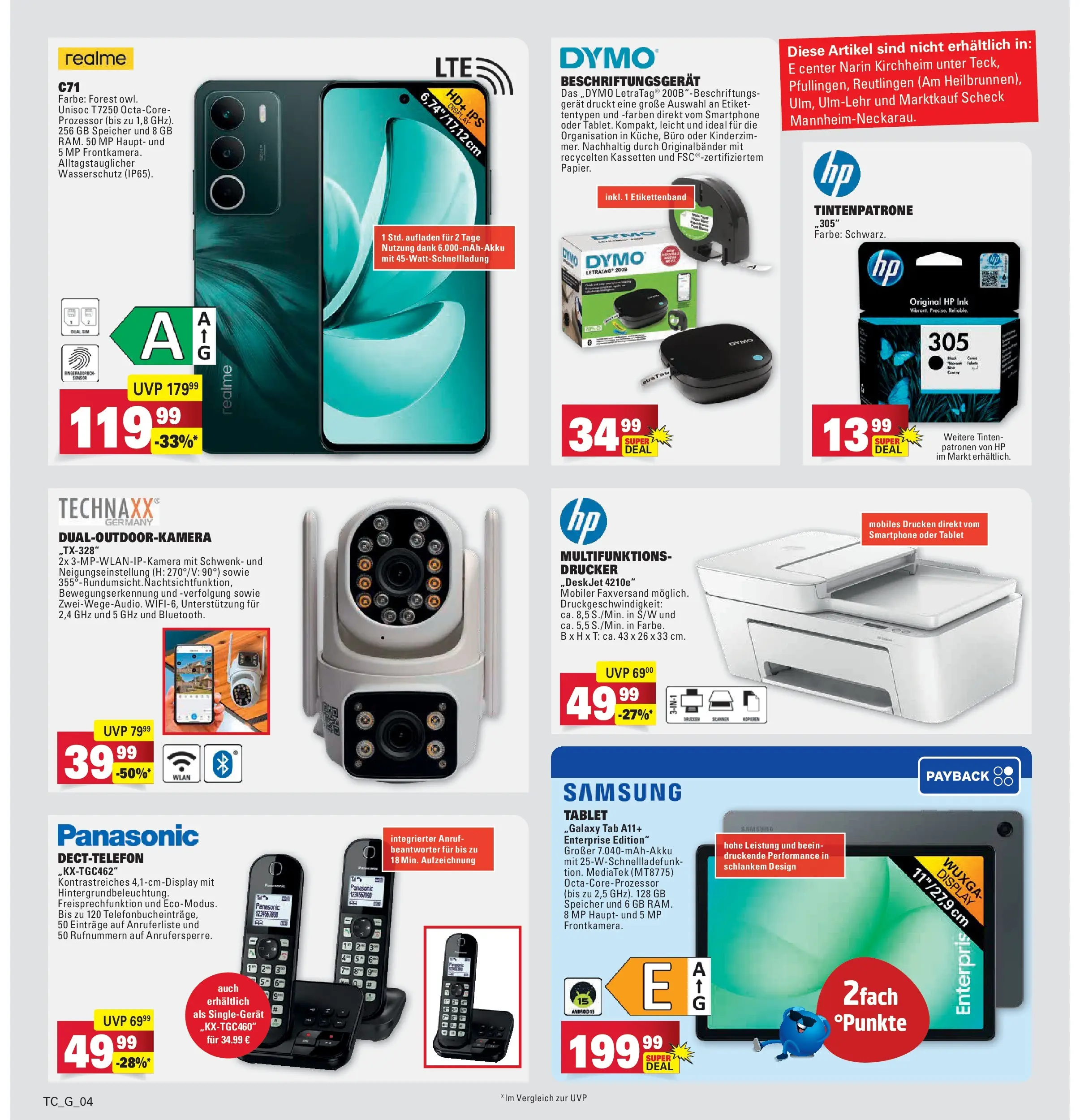 Marktkauf Prospekt Böblingen	 (ab 05.04.2026) » Angebote online | Seite: 32 | Produkte: HP, Samsung, Smartphone, Tablet