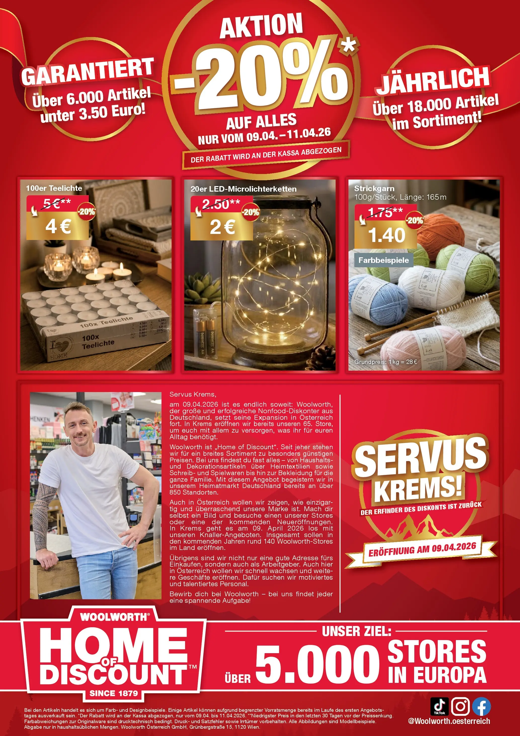 Woolworth - Servus Krems! von 09.04.2026 - Aktuelle Angebote | Seite: 8 | Produkte: Bekleidung