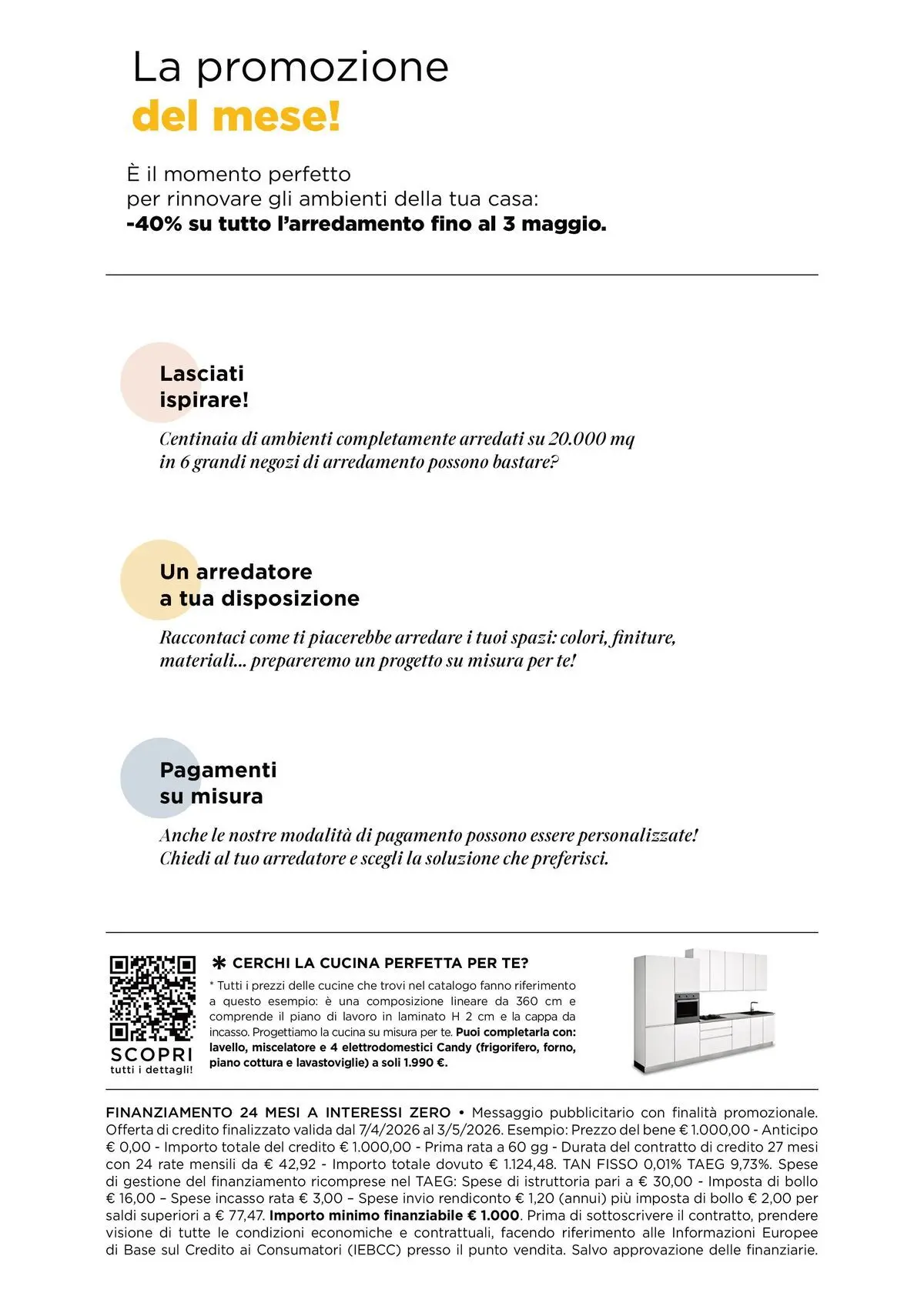 Nuovo Offerte - -40% su tutto l'arredamento dal 06/04/2026 > offerte anteprima 🛍️ | Pagina: 2 | Prodotti: Cucine, Piano cottura, Lavastoviglie, Miscelatore