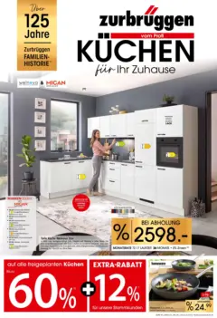 Zurbrüggen - Zurbrüggen: Küchen für ihr Zuhause ab 03.04.2026 gültig Zurbrüggen - Zurbrüggen: Küchen für ihr Zuhause ab 03.04.2026 gültig