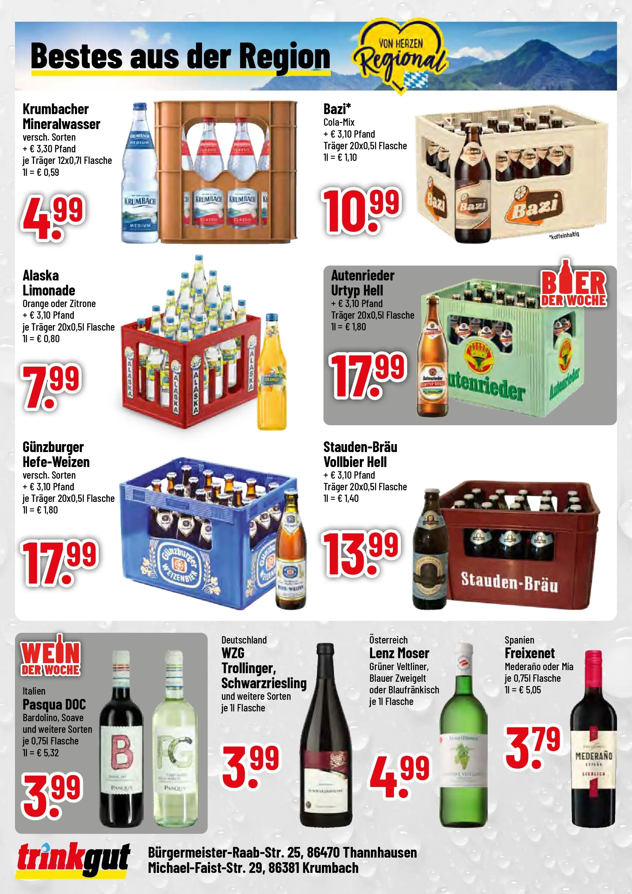 Trinkgut Prospekt Krumbach	 (ab 05.04.2026) » Angebote online | Seite: 4 | Produkte: Freixenet, Limonade, Zitrone, Wein